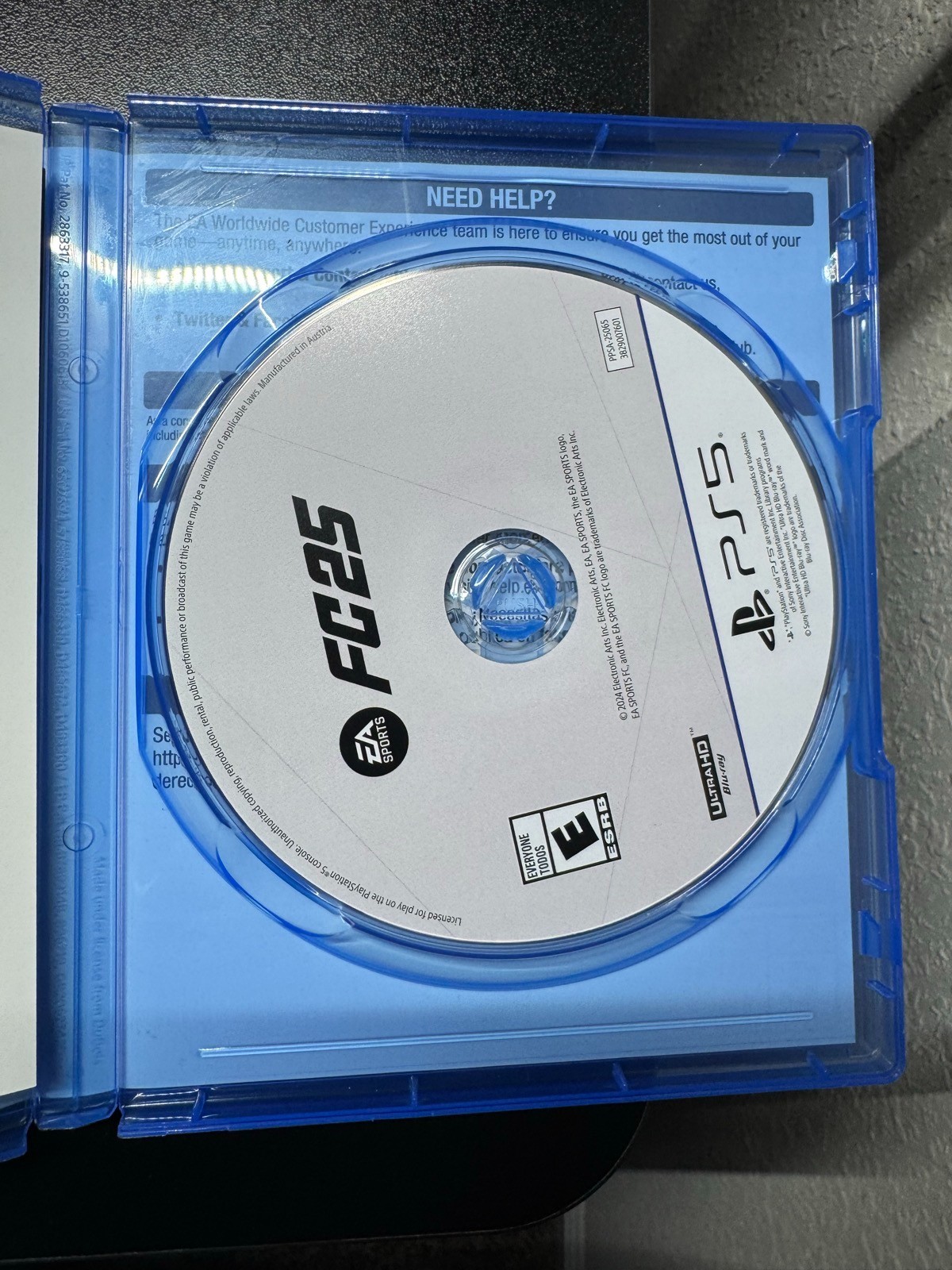EA Sports FC 25 — PlayStation 5 PS5 — Excellent Condition — Disc