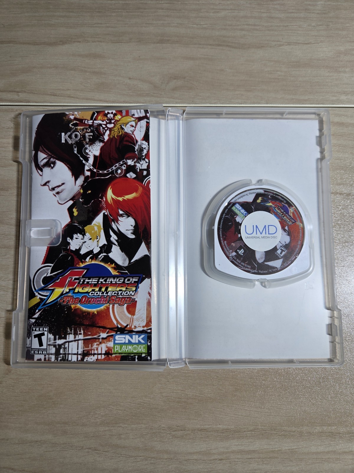 Sony PSP Game Lot CIB- Me & My Katamari, King of Fighters & Samurai Shodown VG