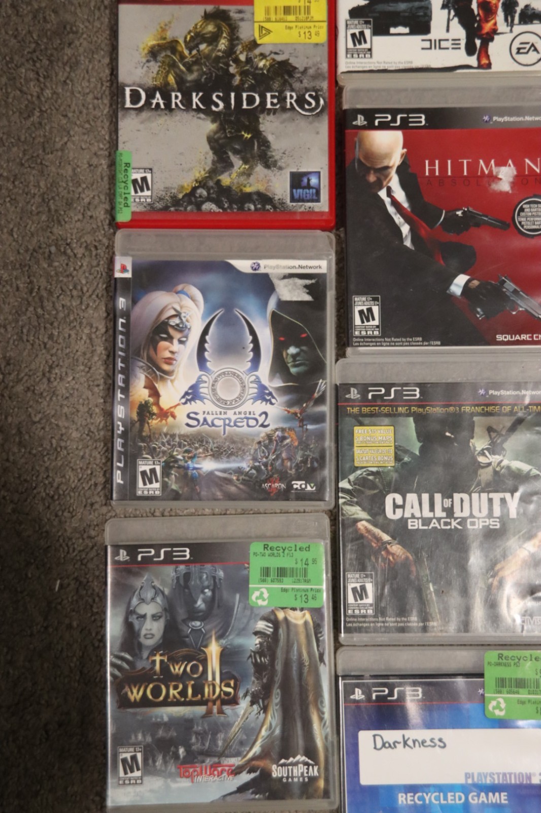 30 Popular Title PS3 Games