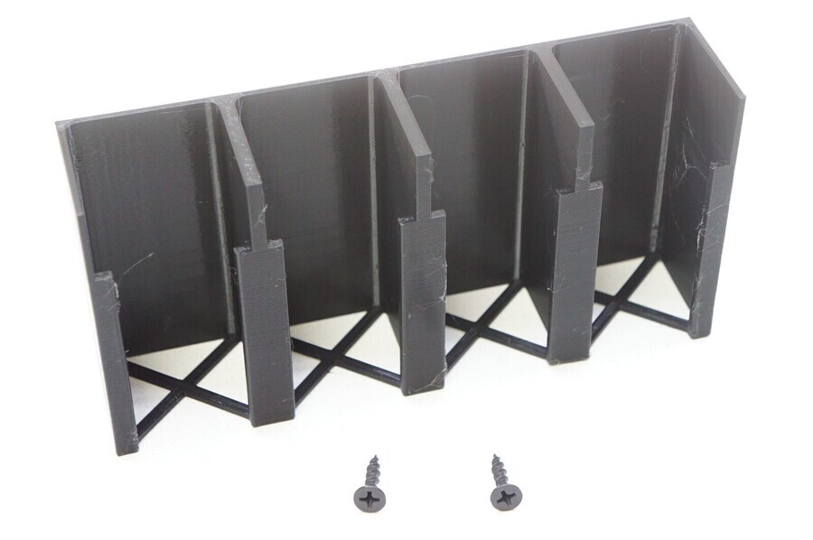 Wall Mount Stand Display for Wii Remote Controller (Holds 4!) WiiMote, Joystick