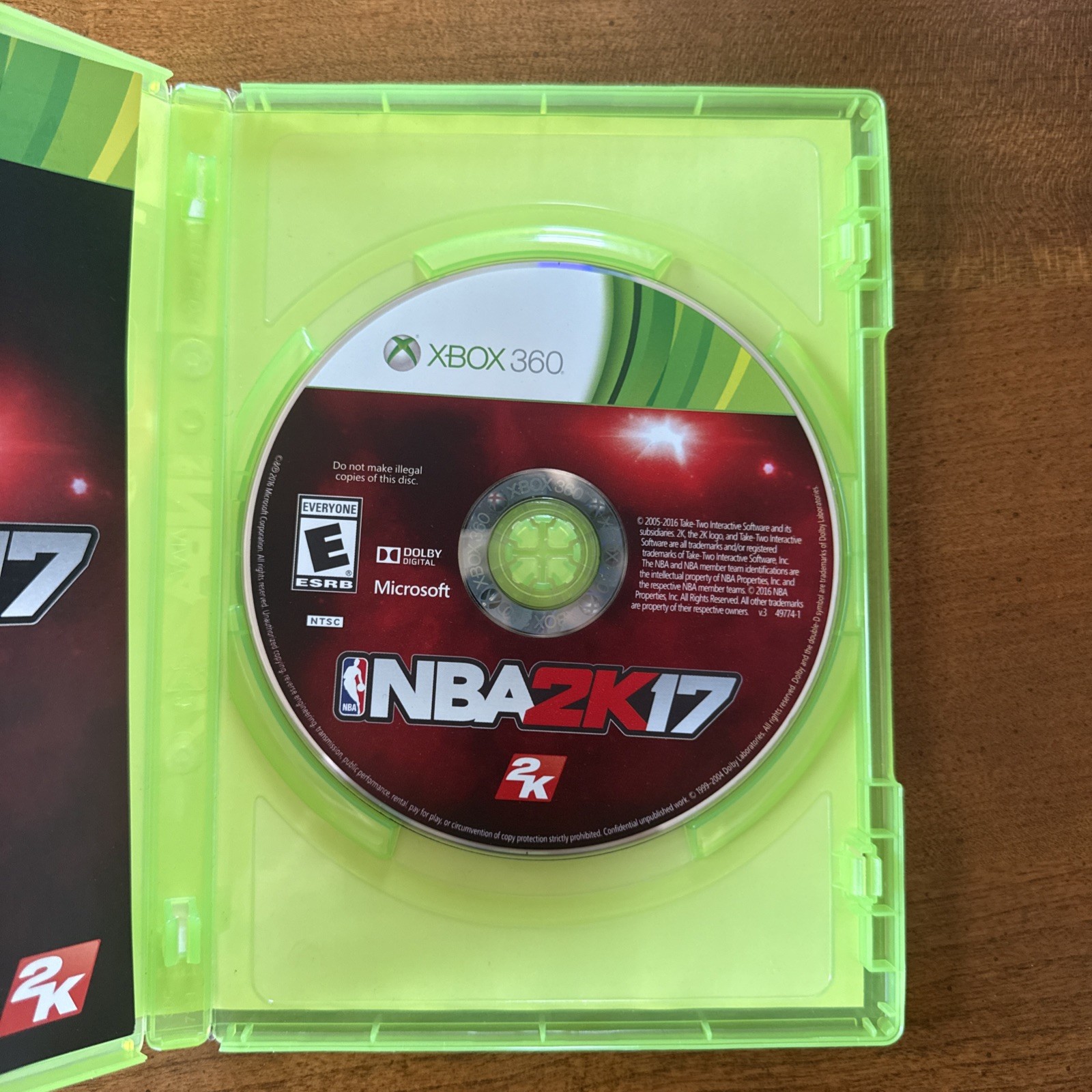 2K NBA 2K17 Xbox 360 E Rated Sports Basketball NTSC-U/C Multiplayer Kinect