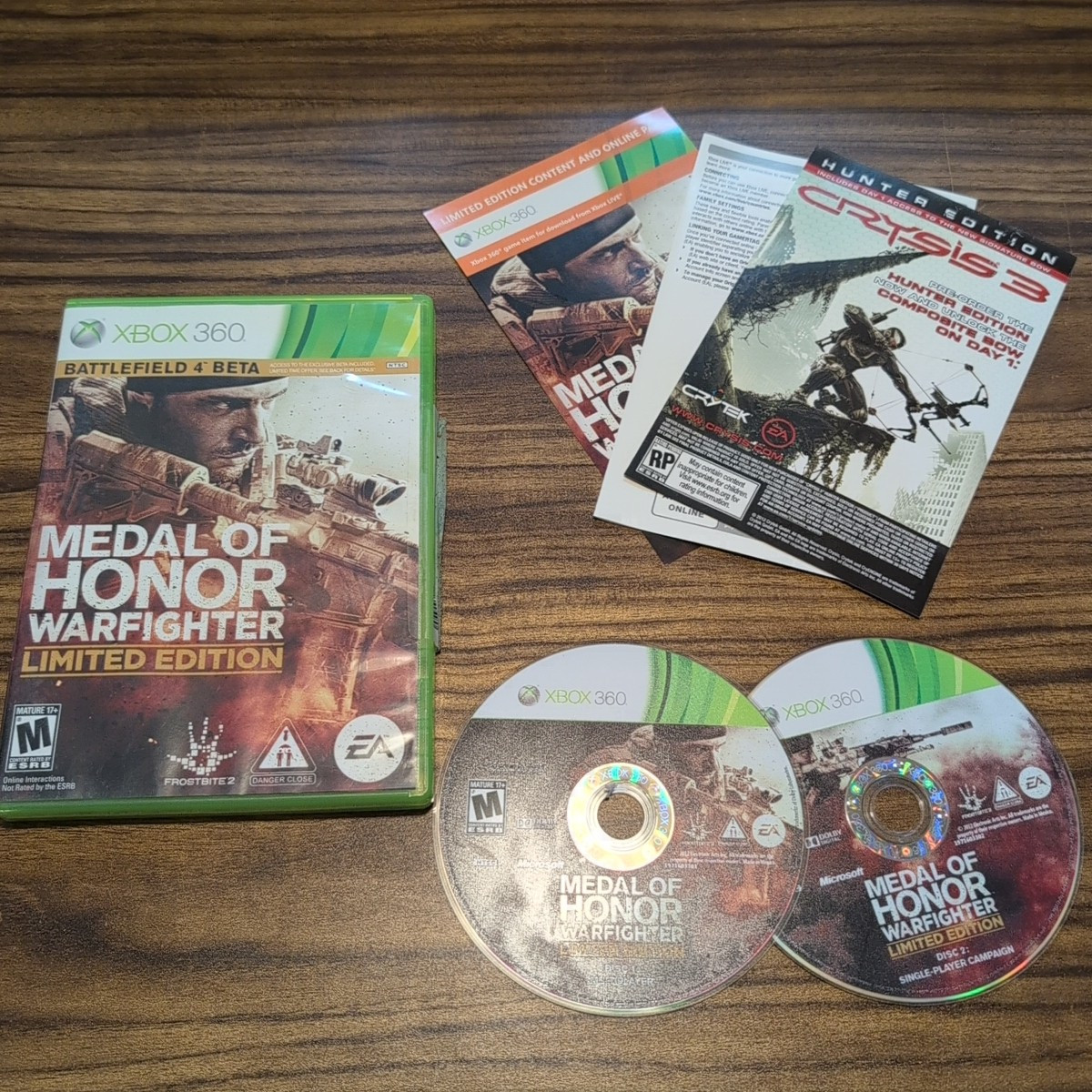Medal of Honor: Warfighter Limited Edition (Xbox 360, 2012) Complete Tested CIB