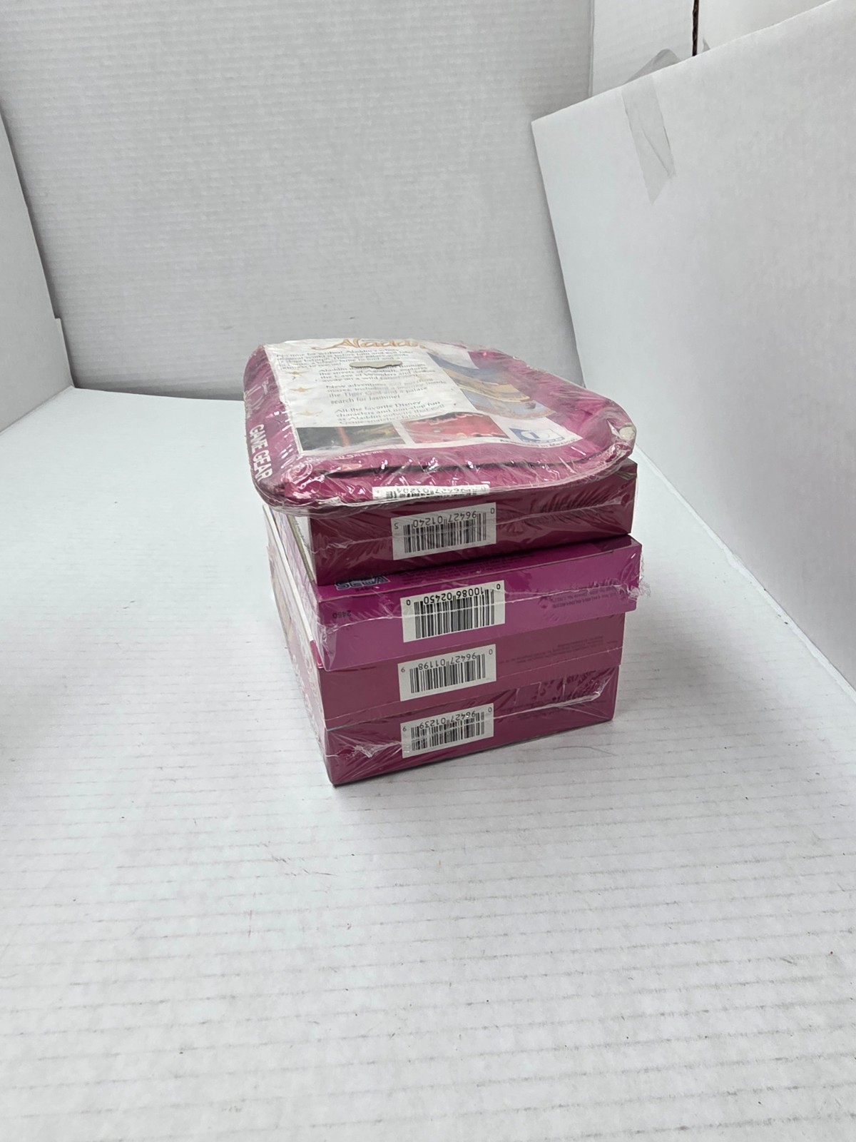 5 NEW Sega Game Gear Games Damaged boxes Aladdin,Jungle Book,Battle,Caesars #O6
