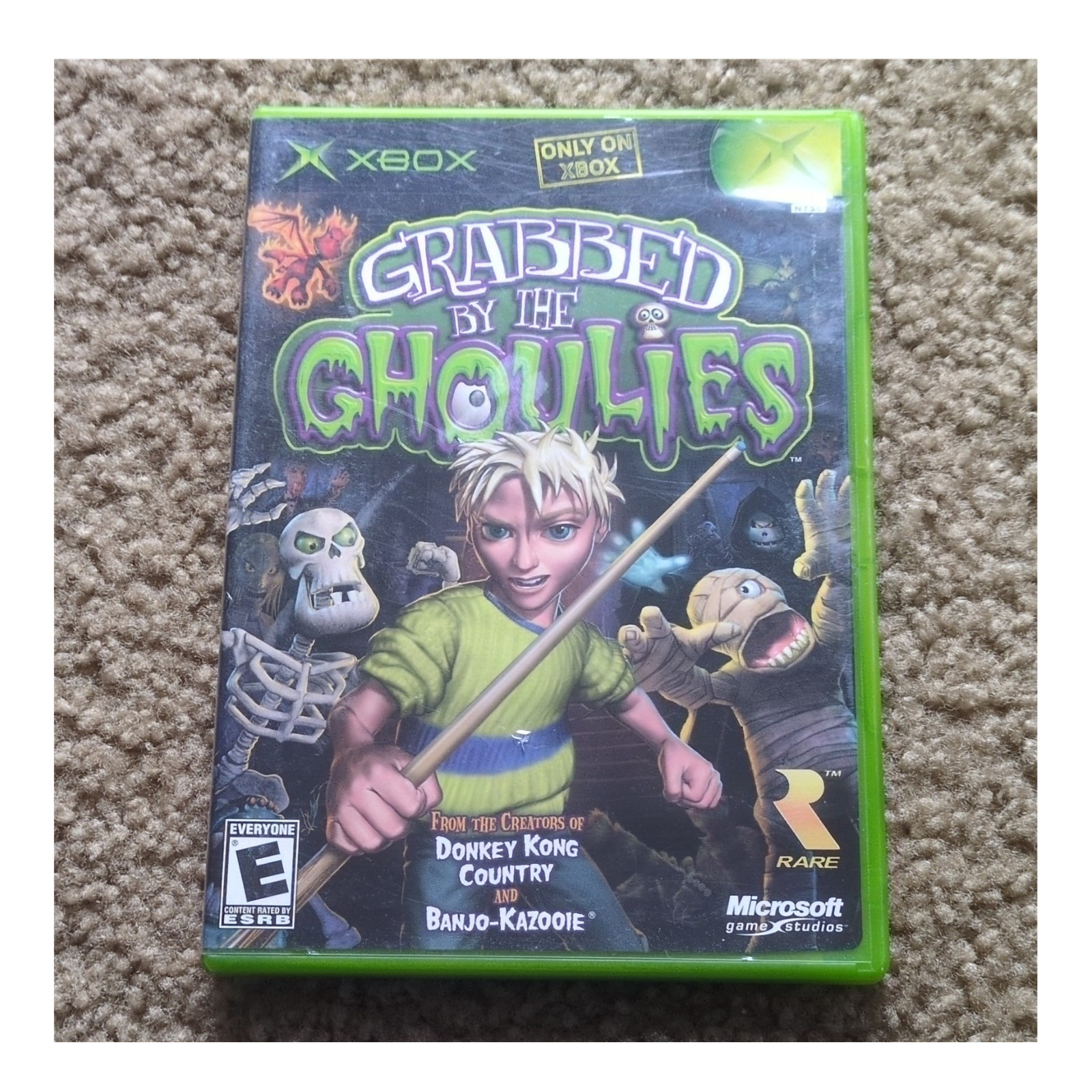 Microsoft Game Studios Grabbed by the Ghoulies Xbox 2003 E Manual
