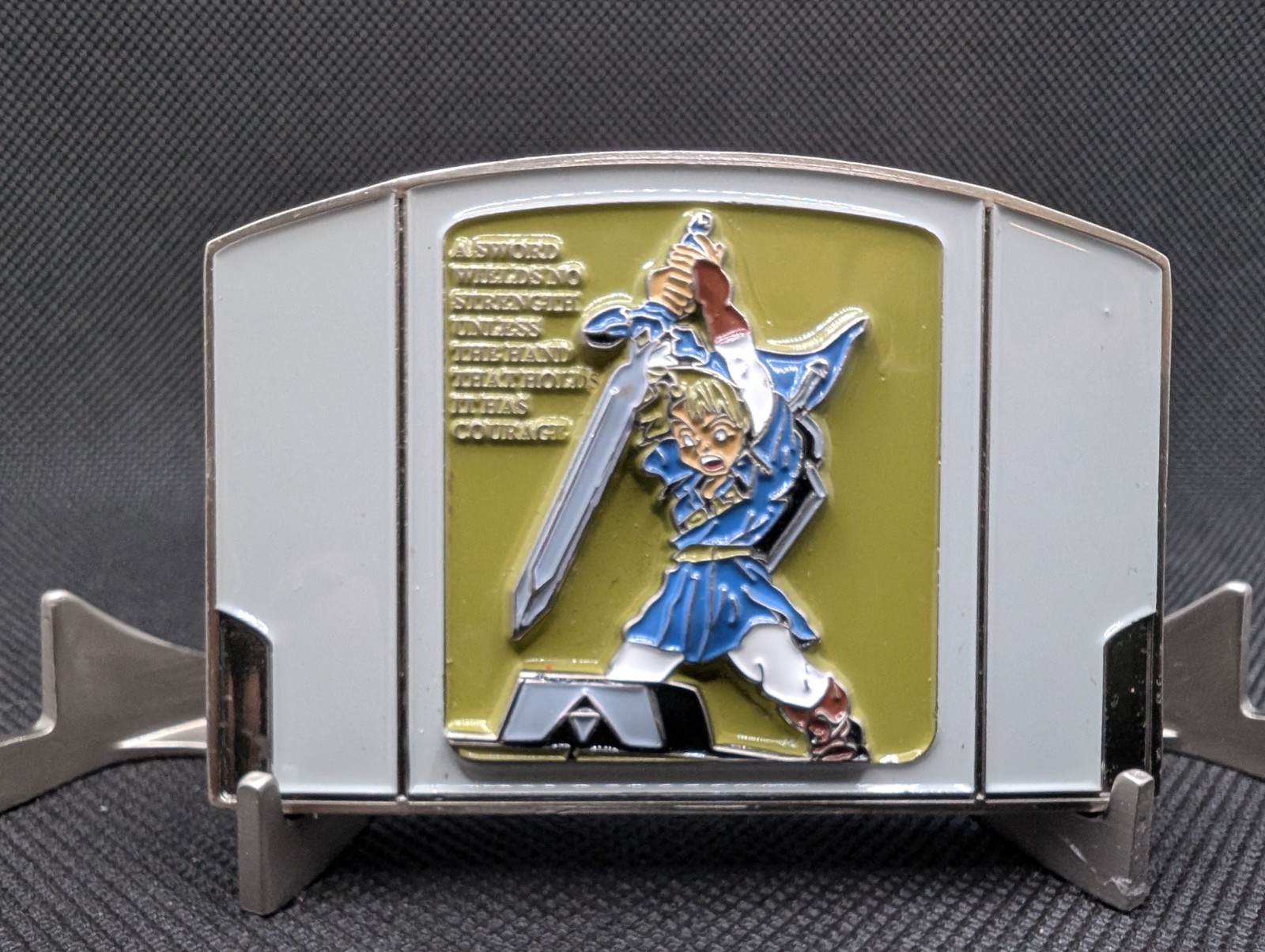 Legend of Zelda Ocarina of Time Challenge Coin Medal Nintendo 64 Promo US NAVY