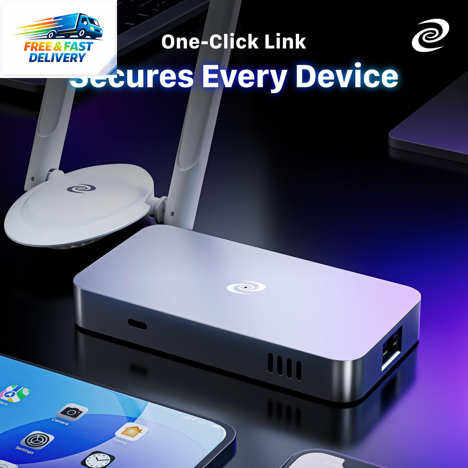 Deeper Connect Mini DPN Router, 1Gbps ARM64 Quad Core Hardware Gateway with Laye