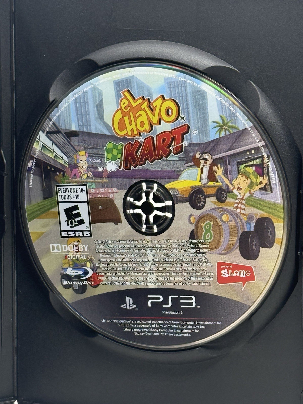 El Chavo Kart PS3 Playstation 3 Clean Disc Only Mexico Exclusive Authentic Rare