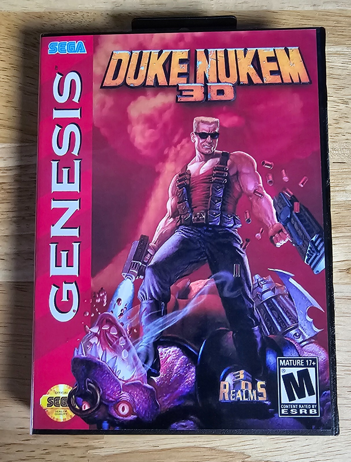 DUKE NUKEM 3D – 16 Bit MD Game, Case, Manual For Sega Mega Drive Genesis