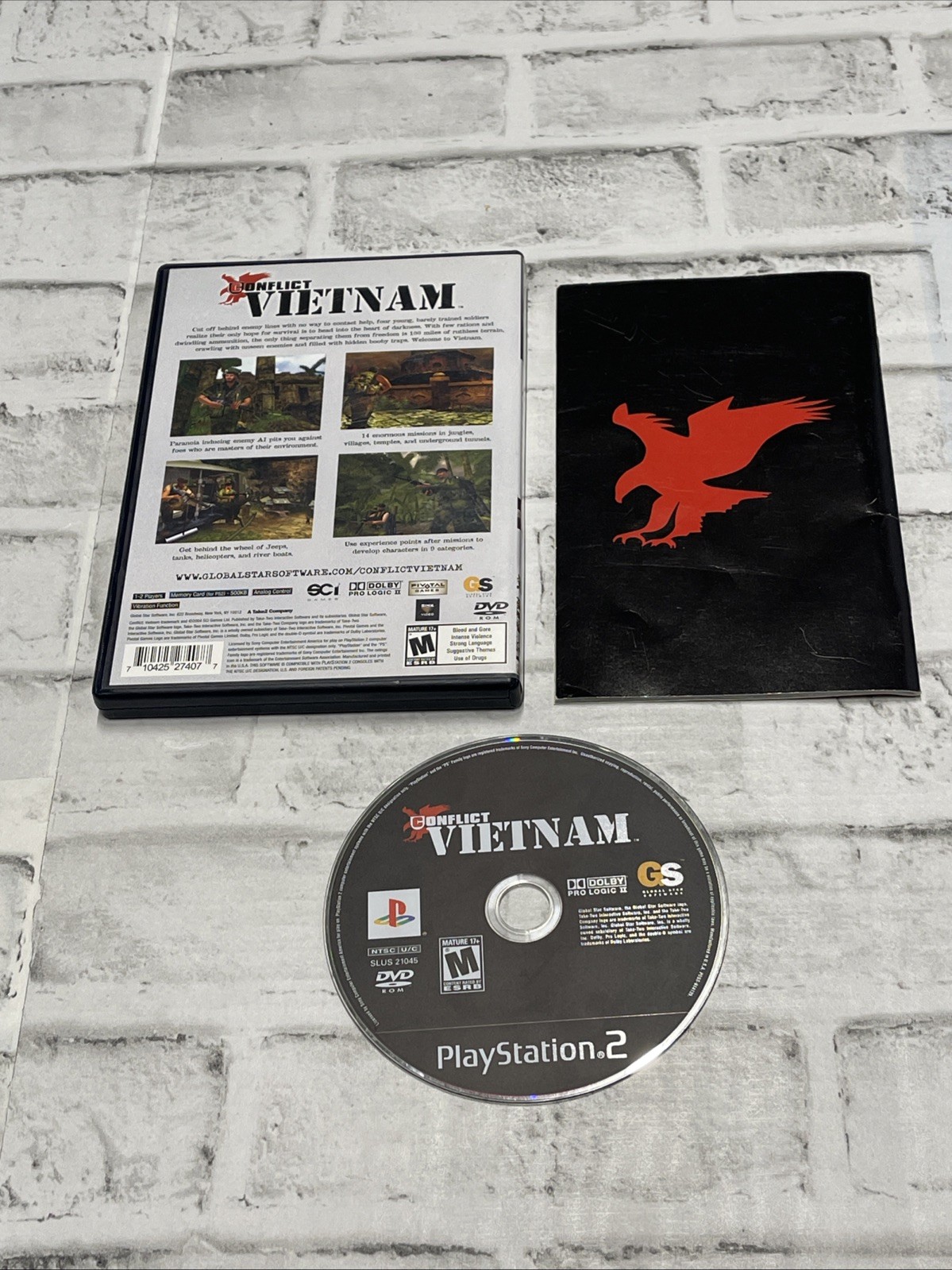 Conflict Vietnam (Sony PlayStation 2, 2004) PS2 Complete w/ Manual Tested CIB