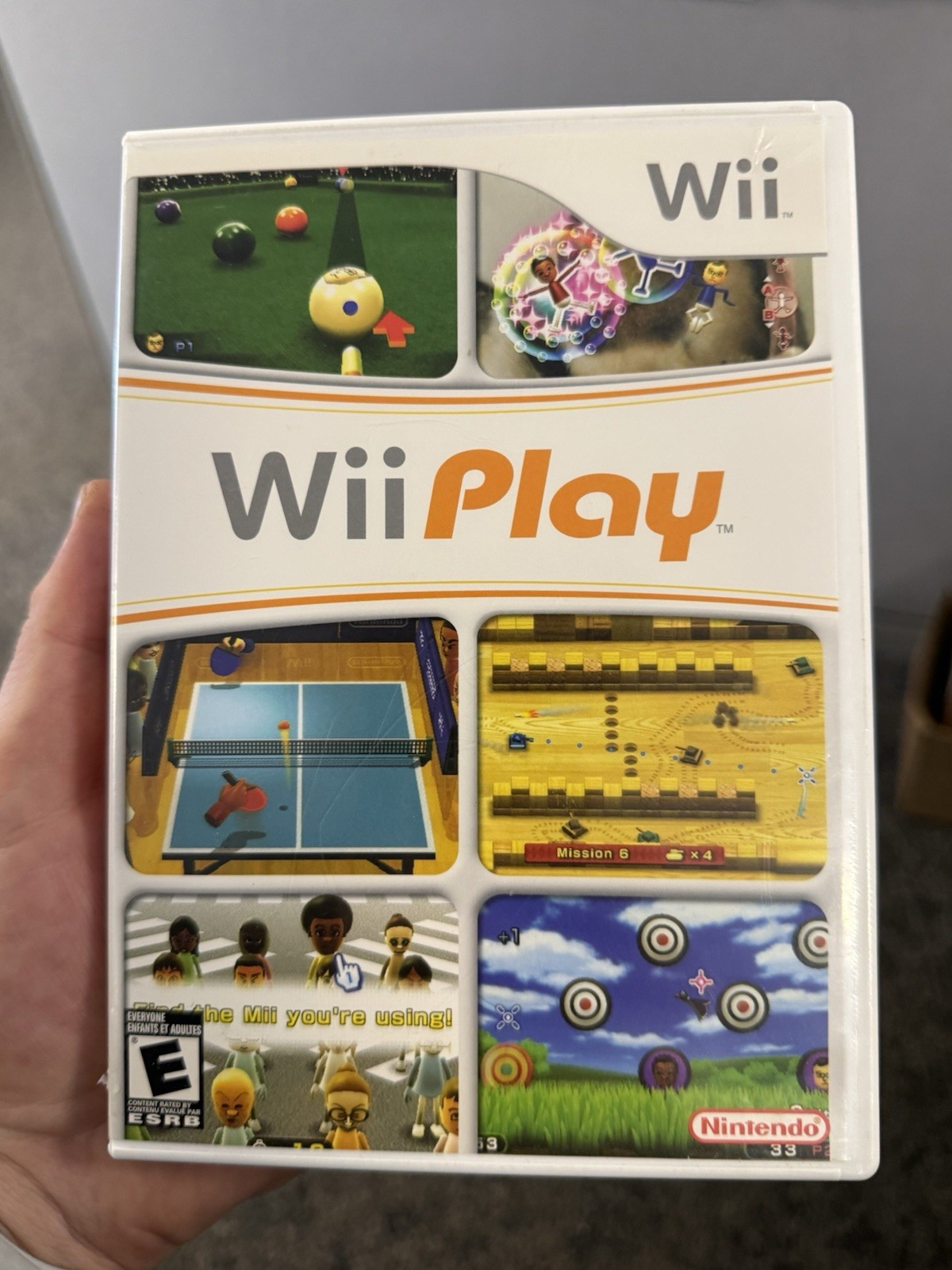 Wii Play (Nintendo Wii, 2007) Complete W/ Manual EUC