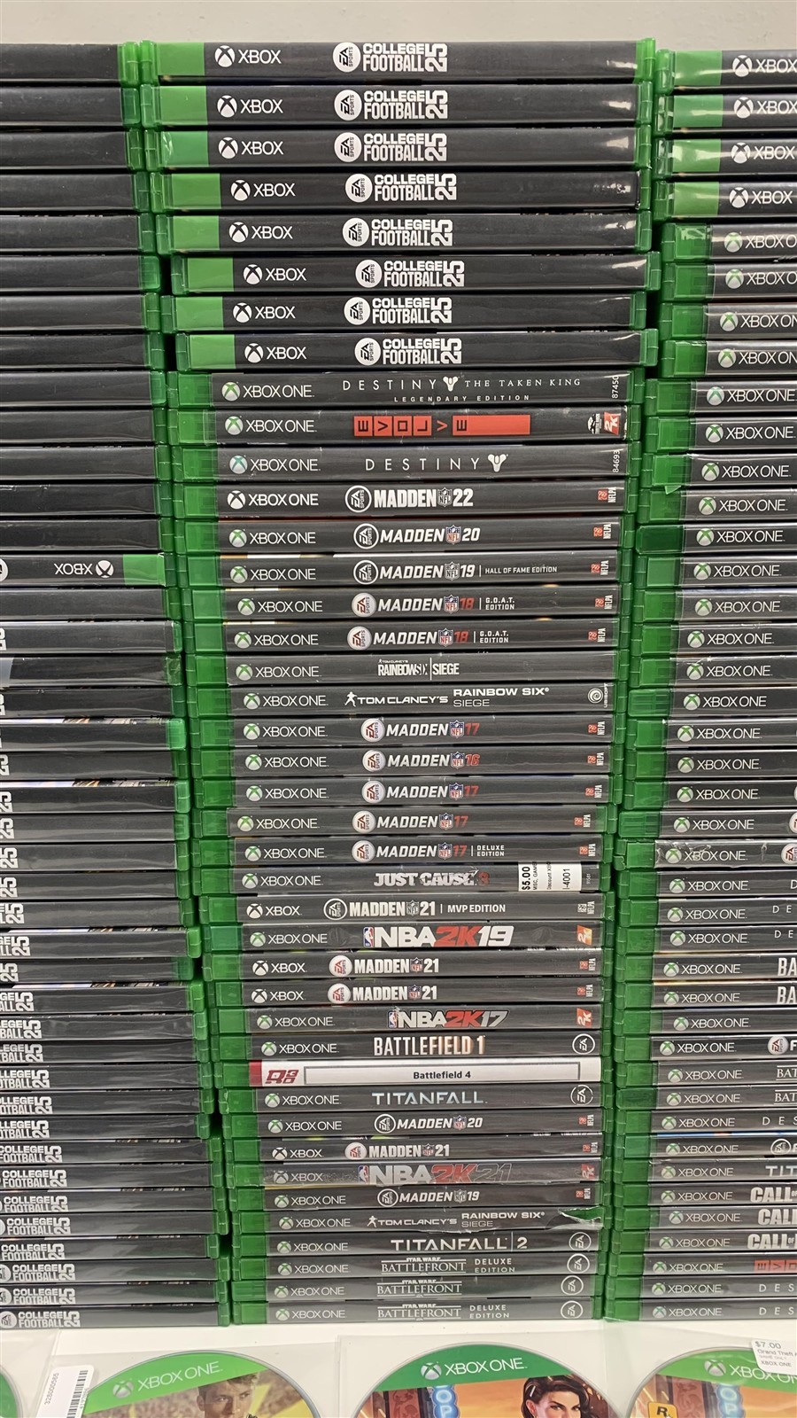 Lot of 230 Xbox One & Series X Games Mixed Titles Bulk Wholesale Tested