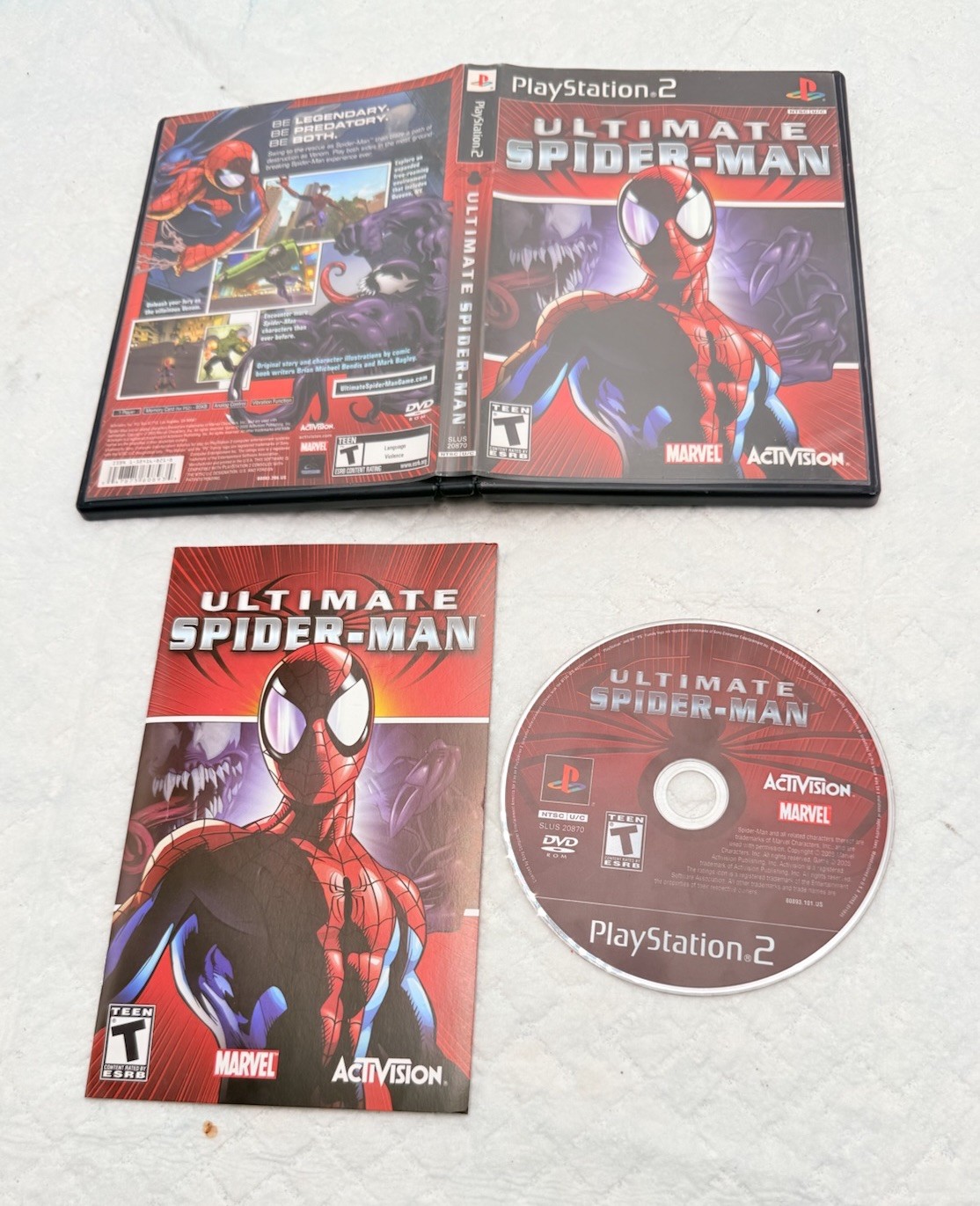 Ultimate Spider-Man (PlayStation 2, PS2)Complete CIB😱🔥