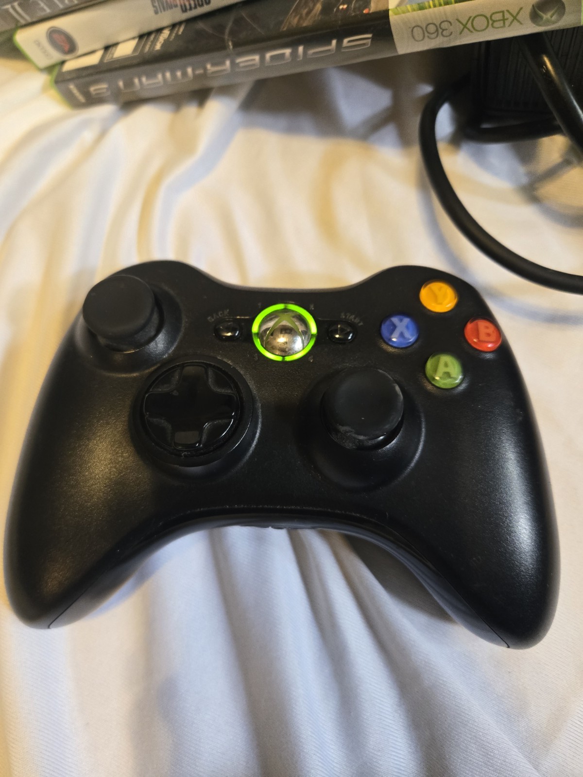 Microsoft Xbox 360 E Bundle, Games, Controller, And Cords!