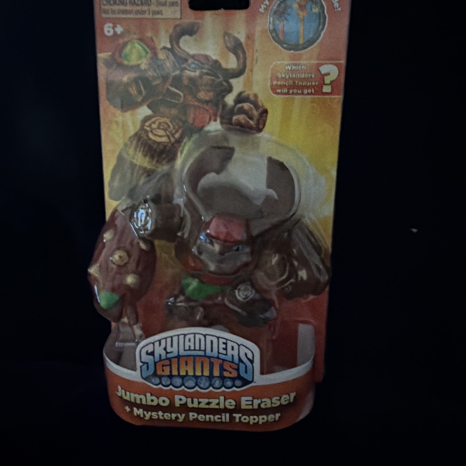 Skylanders Giants Jumbo Pencil Eraser Tree Rex with Mystery Topper New