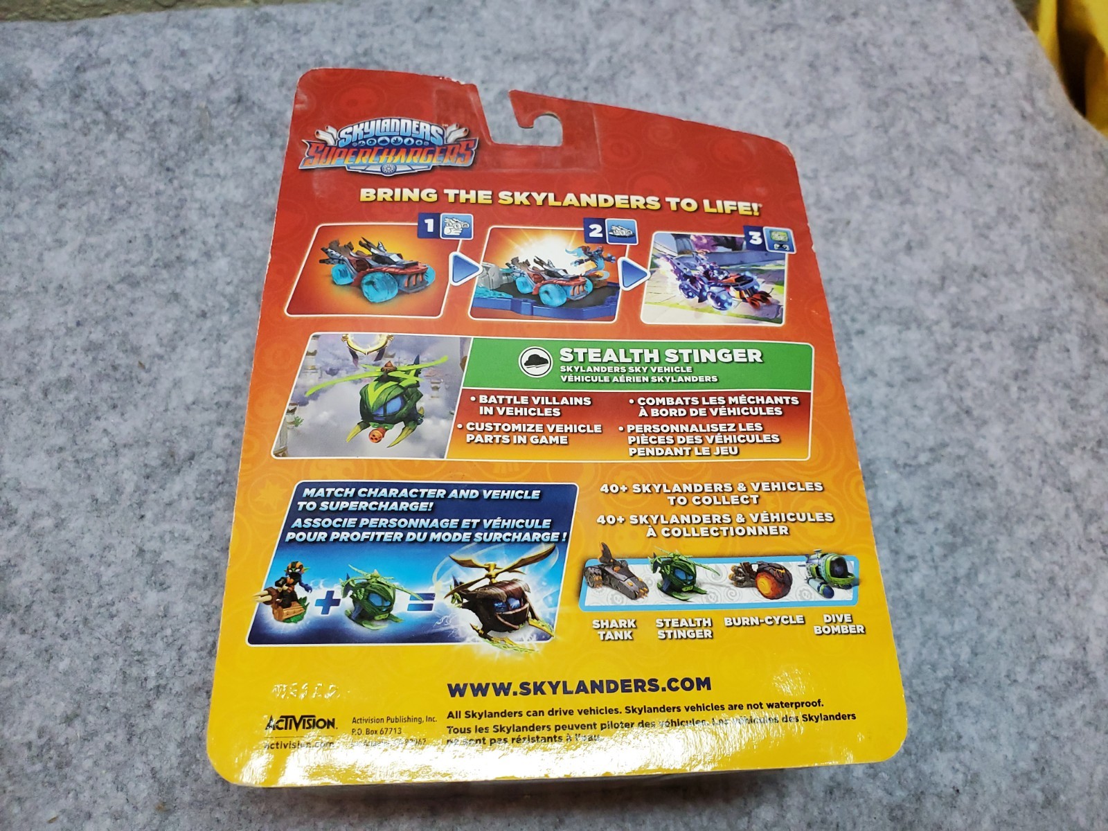 Skylanders SuperChargers Nitro Stealth Stinger Vehicle | NEW SEALED
