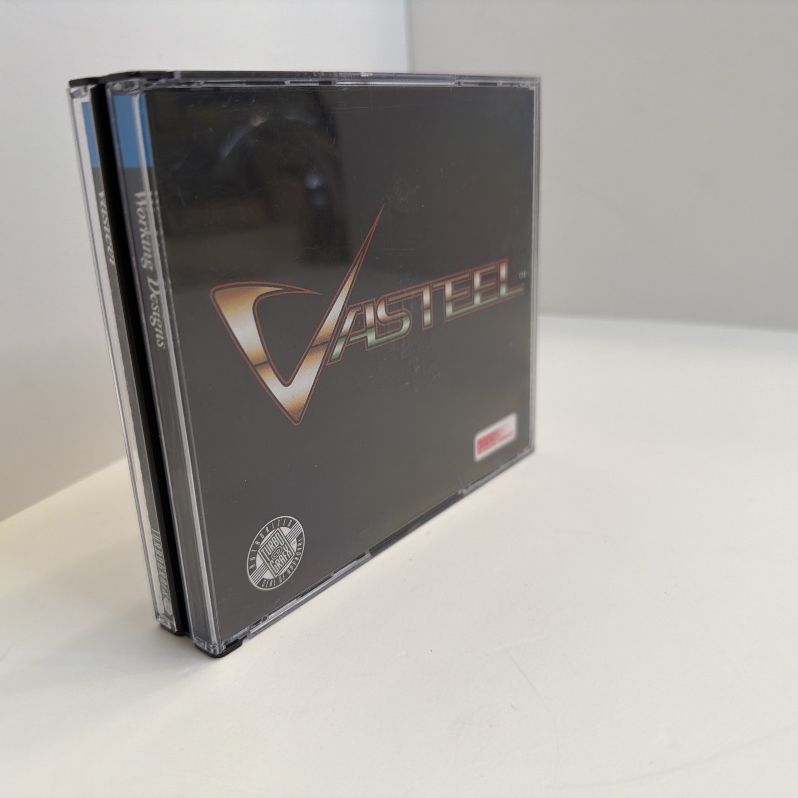 Vasteel TurboGrafx-16 CD PC Engine Tested Complete CIB W/ Map Poster MINT Disc