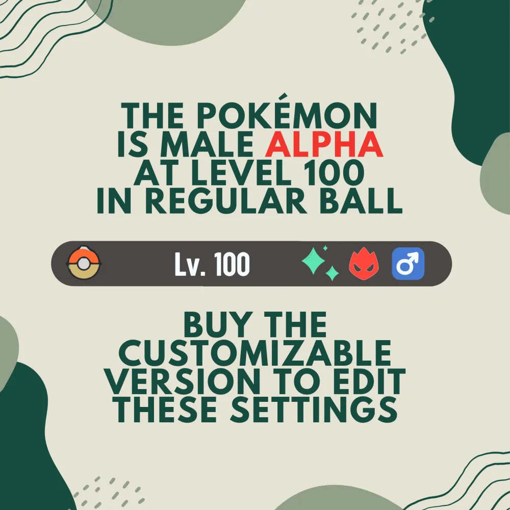 Mismagius Shiny ✨ Legends Pokémon Arceus 6 IV Max Effort Alpha Leggende Custom