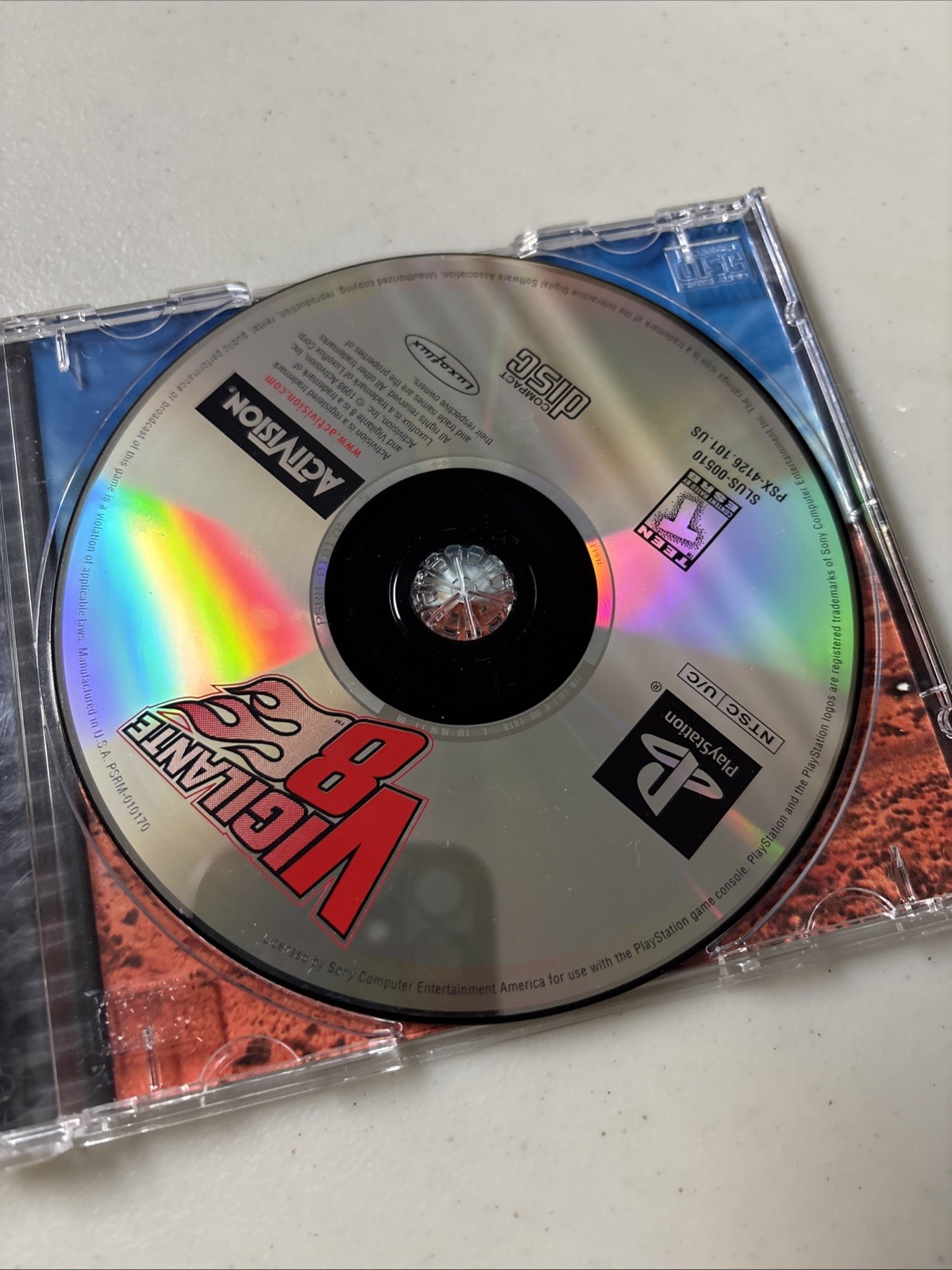 Vigilante 8 (Sony PlayStation 1 – 1998) PS1 Black Label Complete CIB Tested