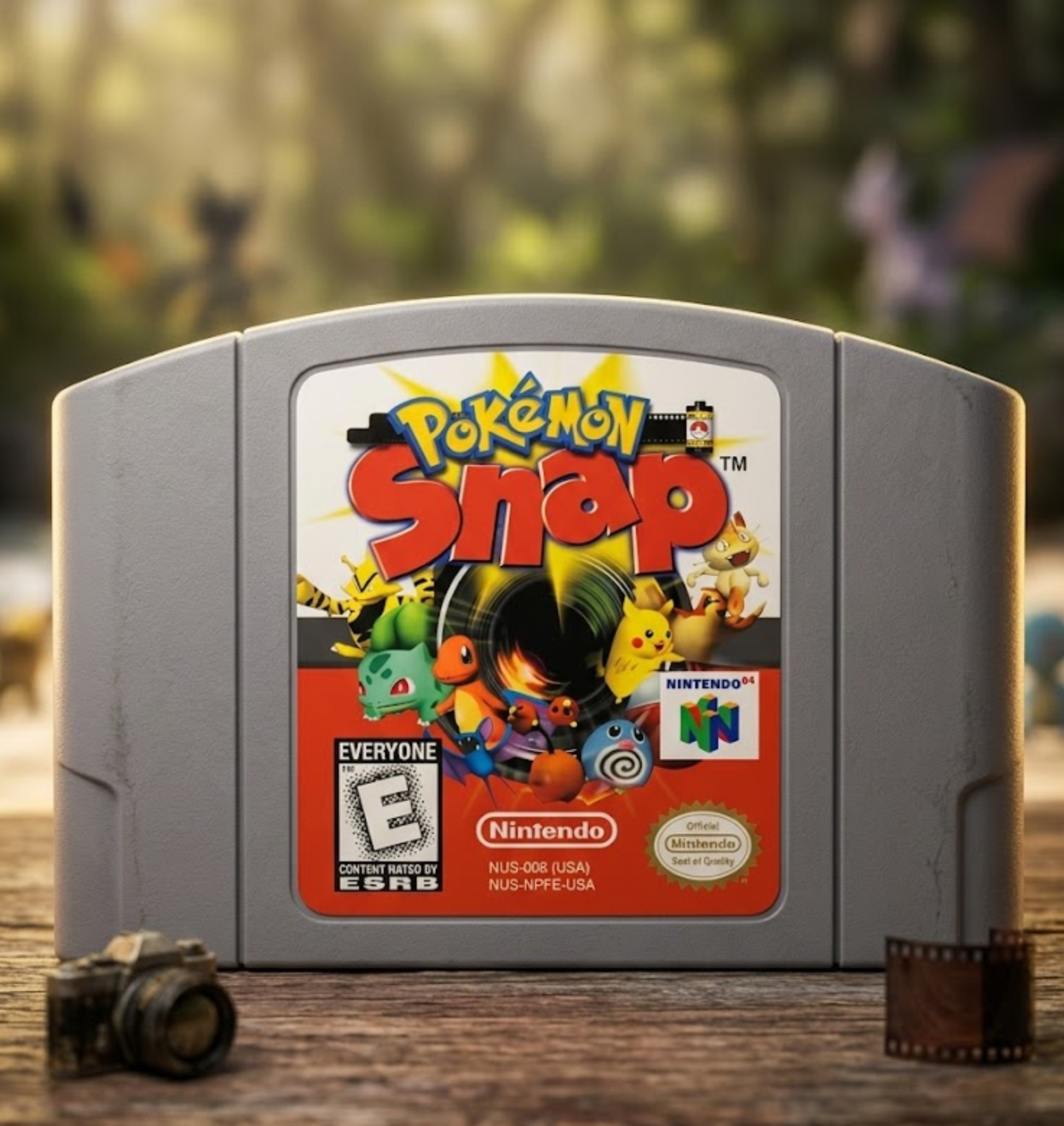 Pokémon Snap Nintendo 64 Game Cartridge Vintage Photography Adventure Classic