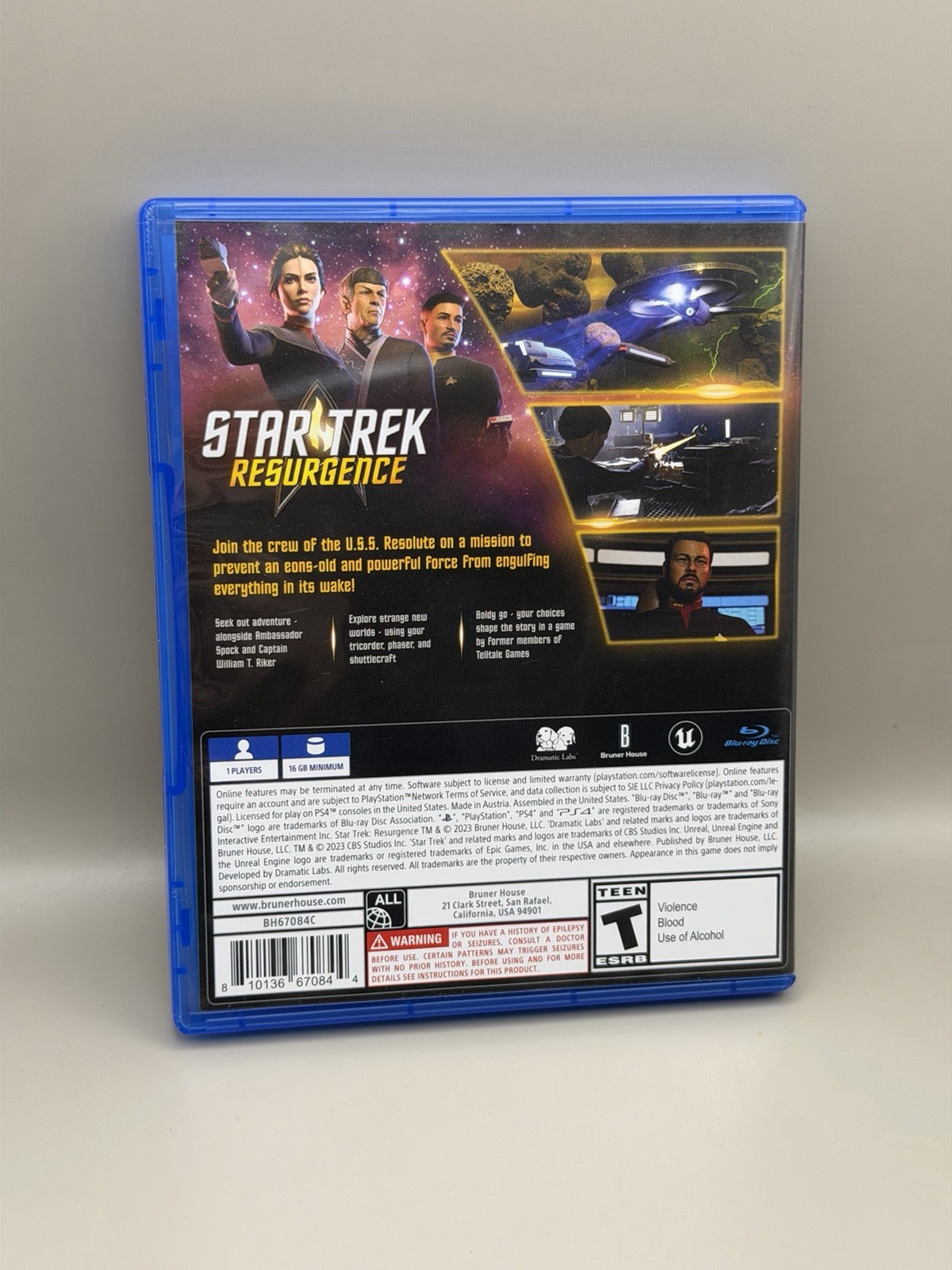 Star Trek: Resurgence (Sony PlayStation PS4, 2023) CIB – Complete – Clean!