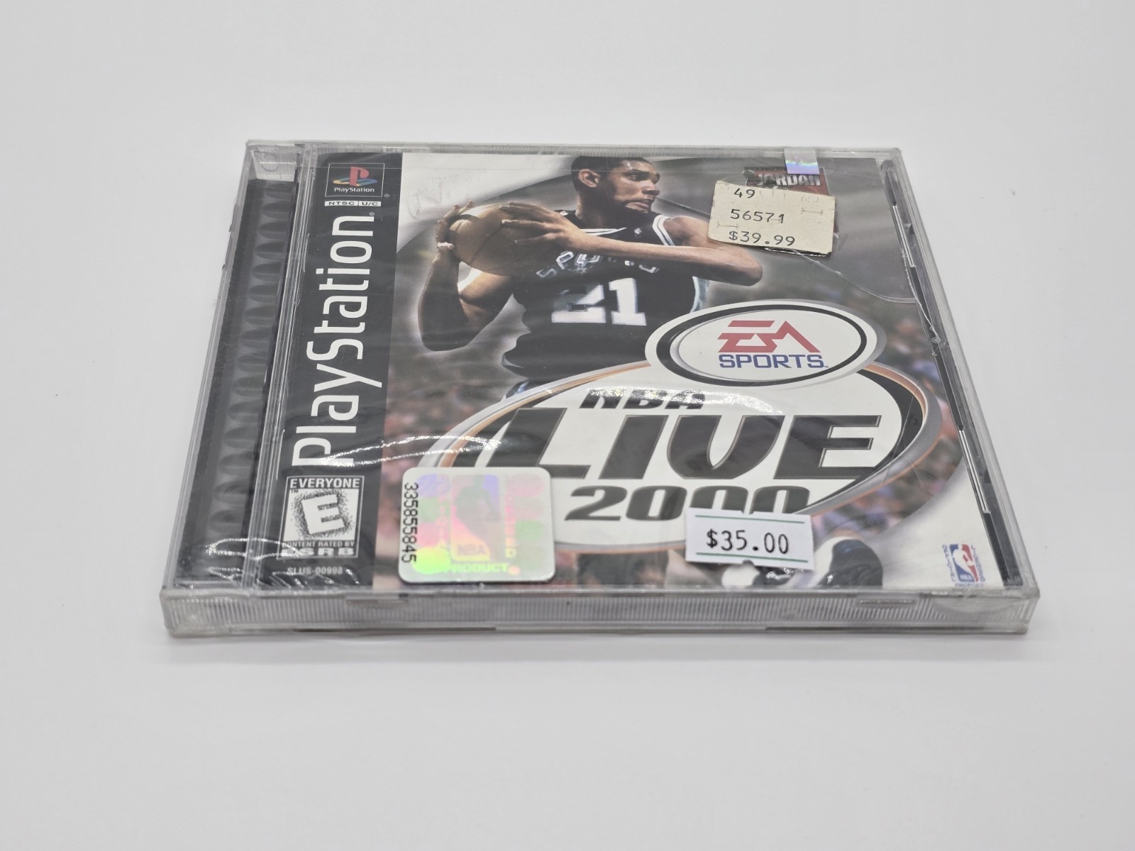 🏀 NBA Live 2000 – Sony PlayStation – Brand New – Tim Duncan – Jordan Edition 🎮