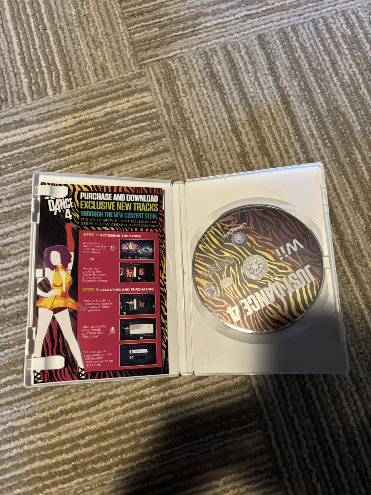 Just Dance 1, 2, 3, 4 (Wii Bundle) – tested in good condition