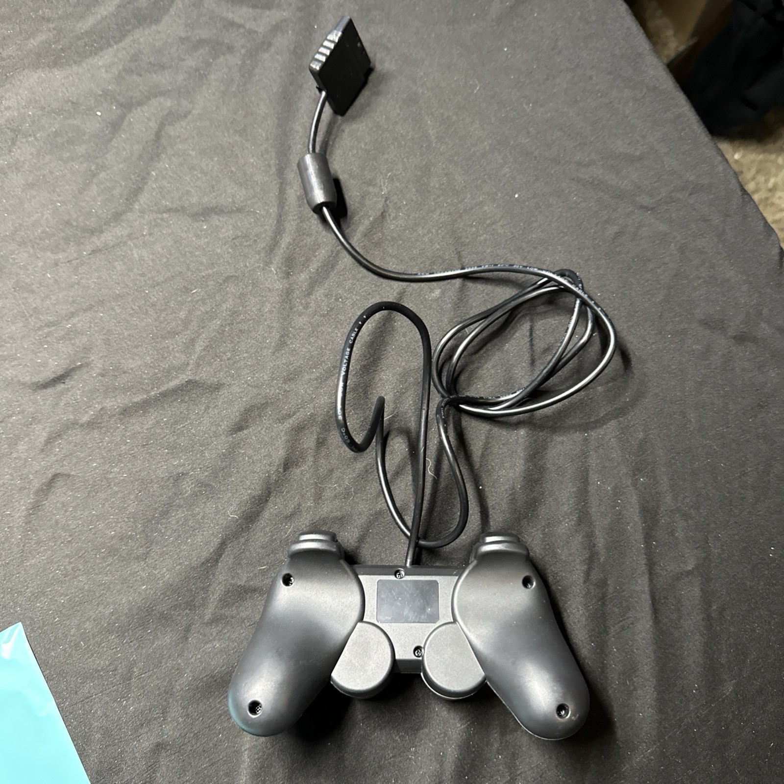 Controller for PlayStation 2 PS2 Wired Black by Voomwa