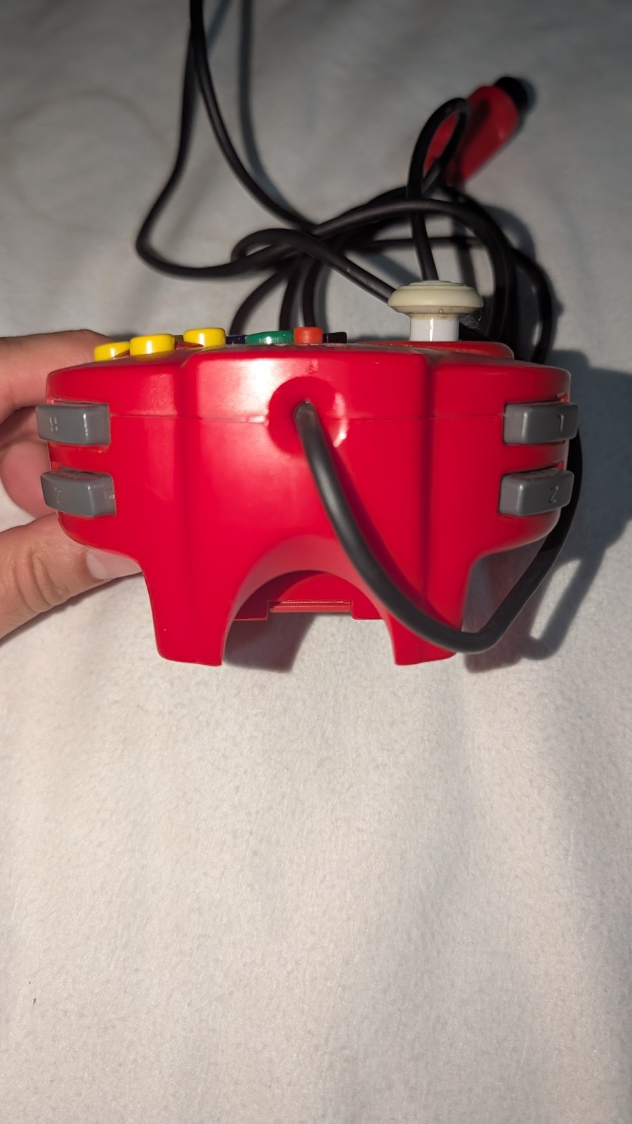 Nintendo 64 Hori Mini Pad Controller Red Tested And Working