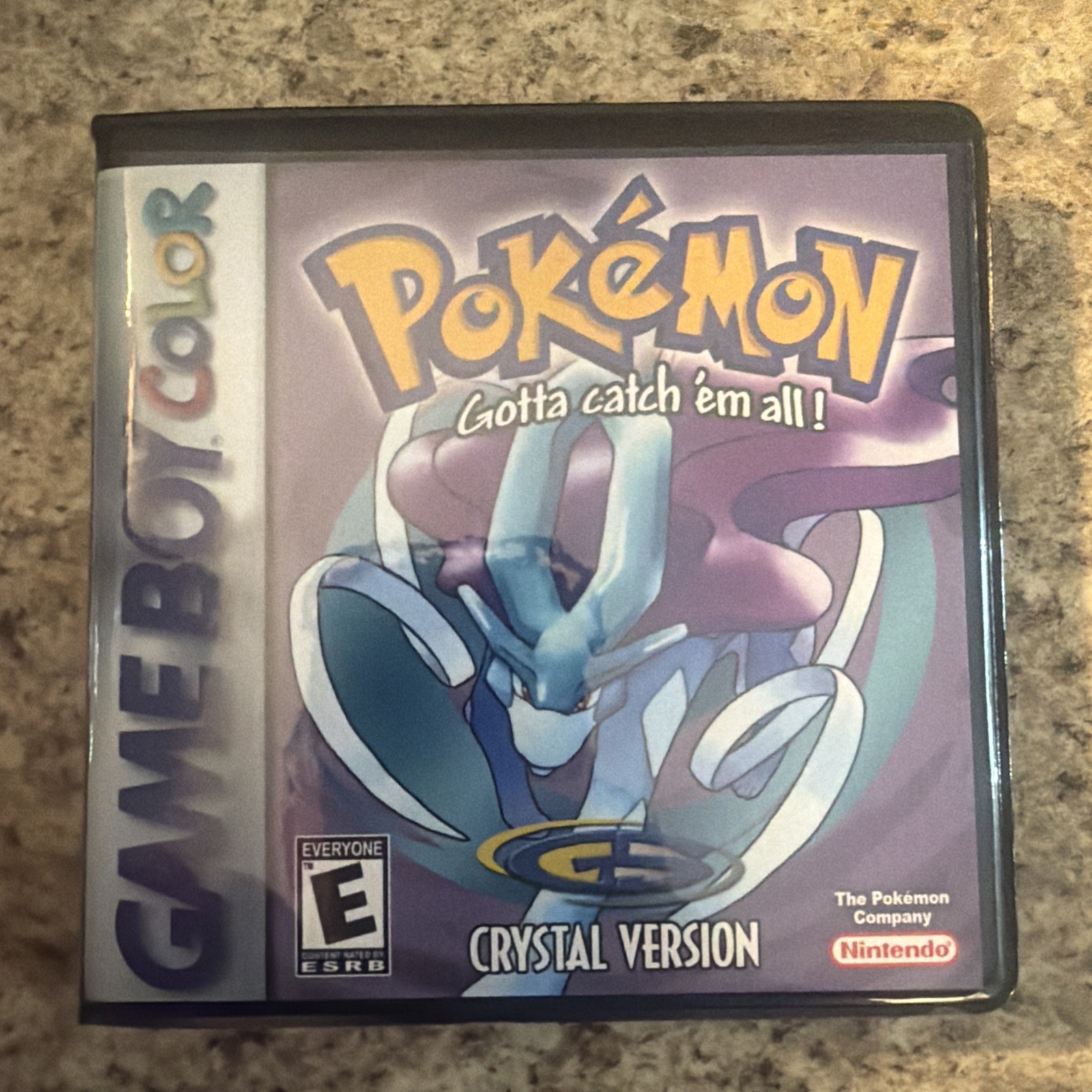 Pokemon Crystal for the Nintendo Gameboy Color. -Tested & Authentic
