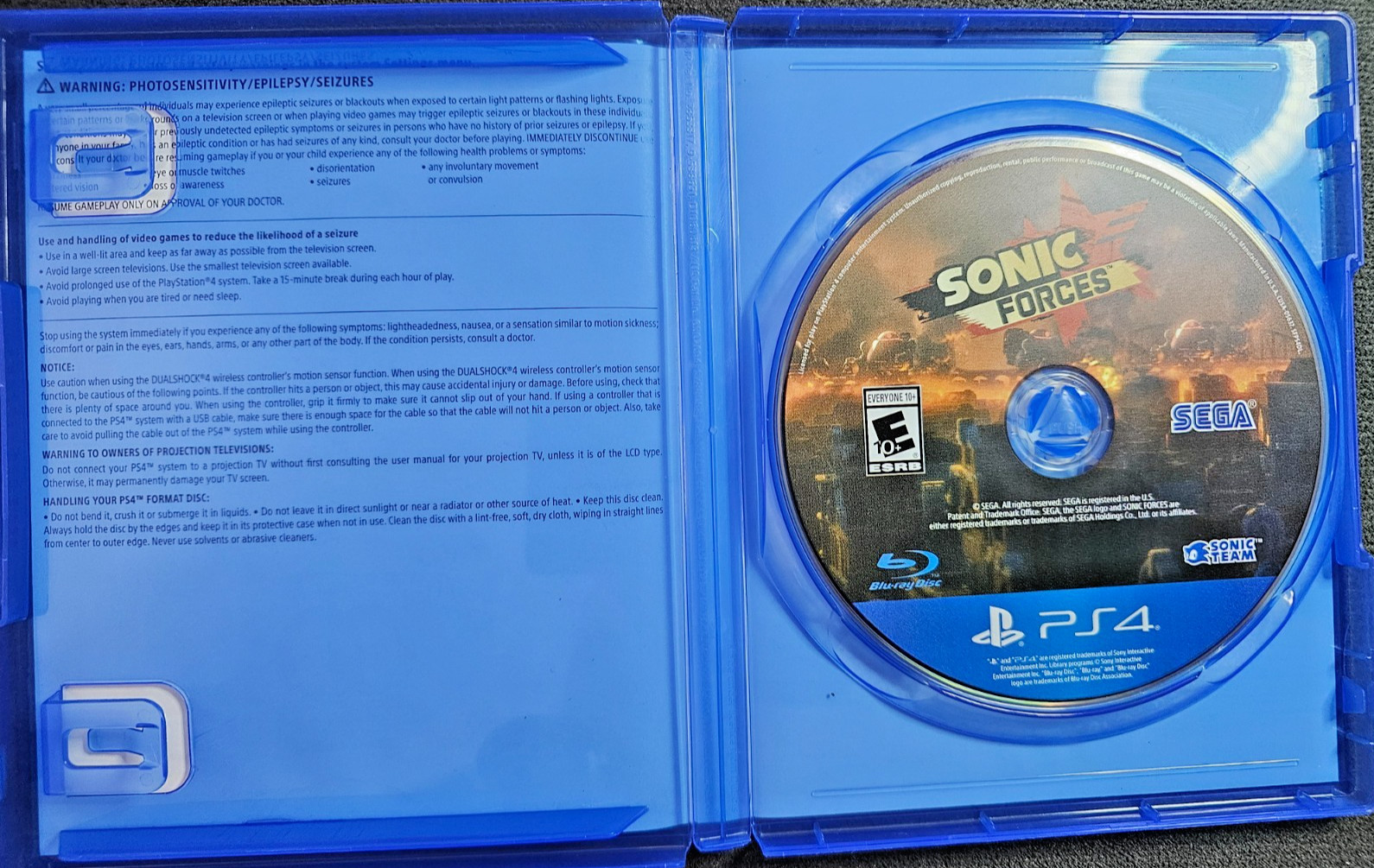 SONIC FORCES: Bonus Edition – Sony Play Station 4 – SAGA – PS4 Video Game