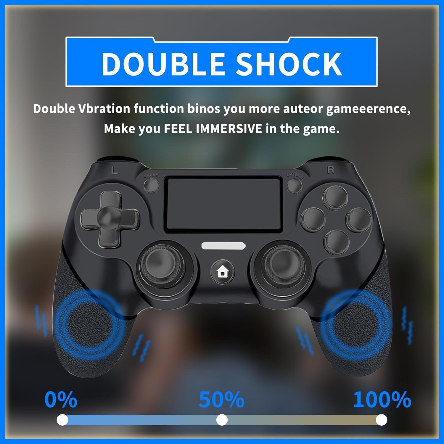 New Custom Design Wireless Controller for PS4 with Cable, Touchpad, Vibration