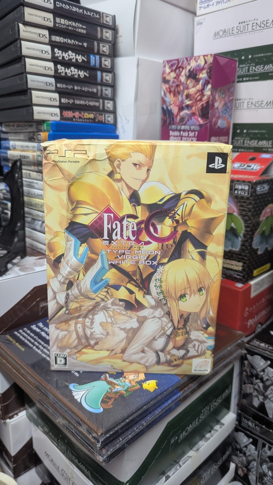 SONY PSP Fate/Extra CCC Type Moon Virgin White Limited Box (Figure Only)