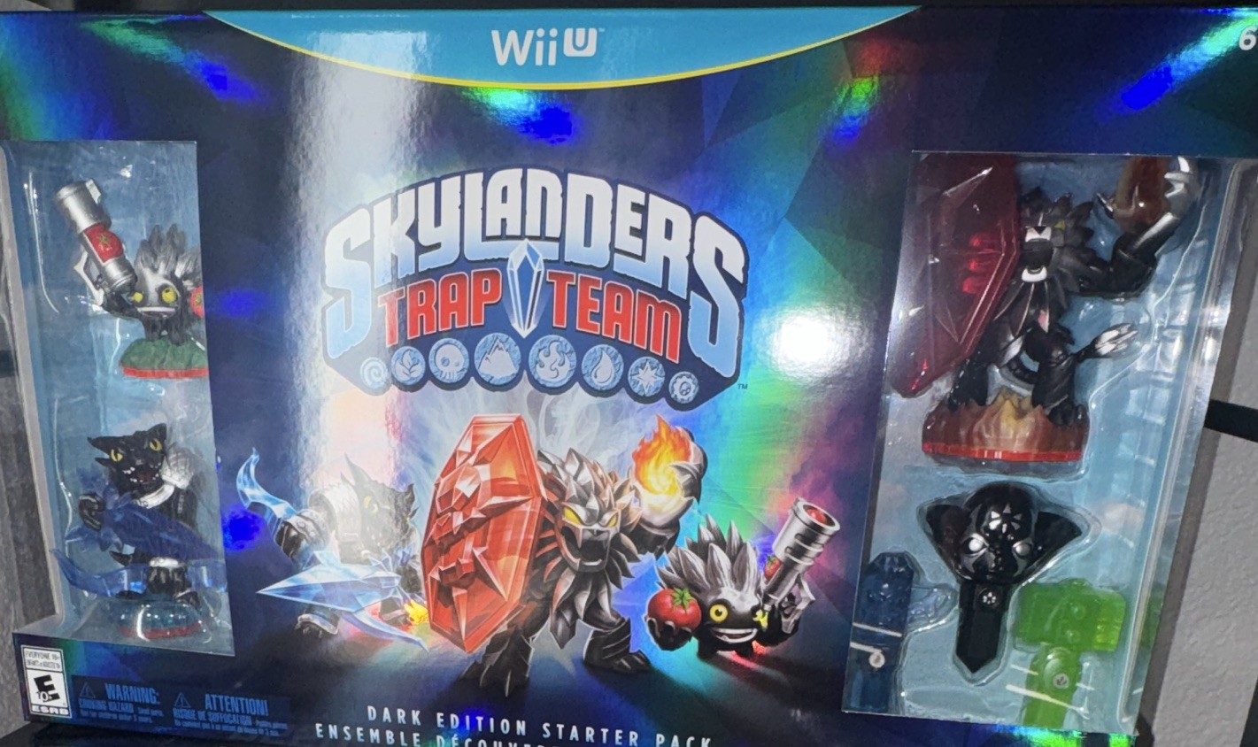Skylanders Trap Team Dark Edition Starter Pack for Nintendo Wii U 100% sealed