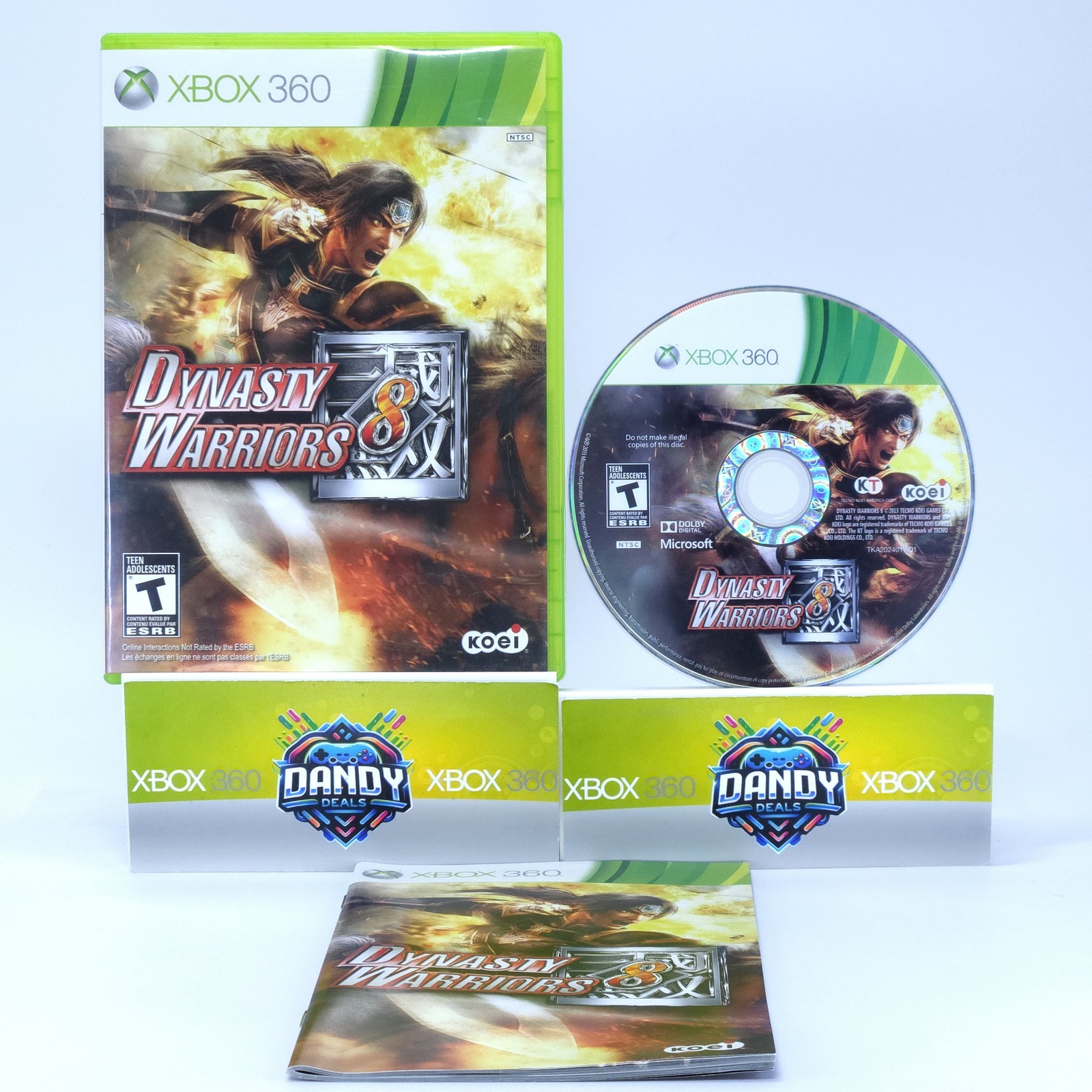 Dynasty Warriors 8 CIB W/ Manual – Xbox 360