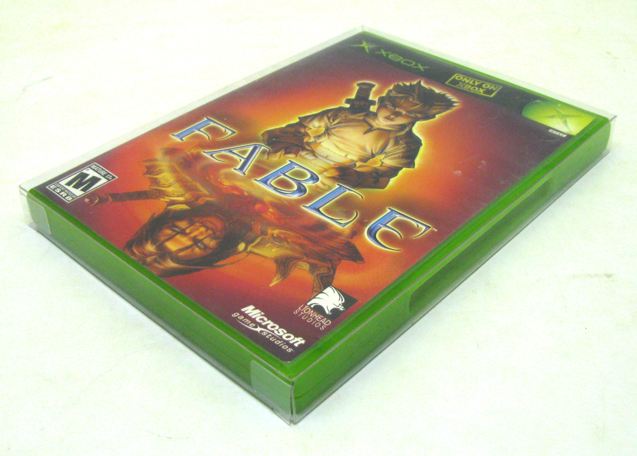 10X MICROSOFT XBOX CIB GAME -CLEAR PLASTIC PROTECTIVE BOX PROTECTORS CASE SLEEVE