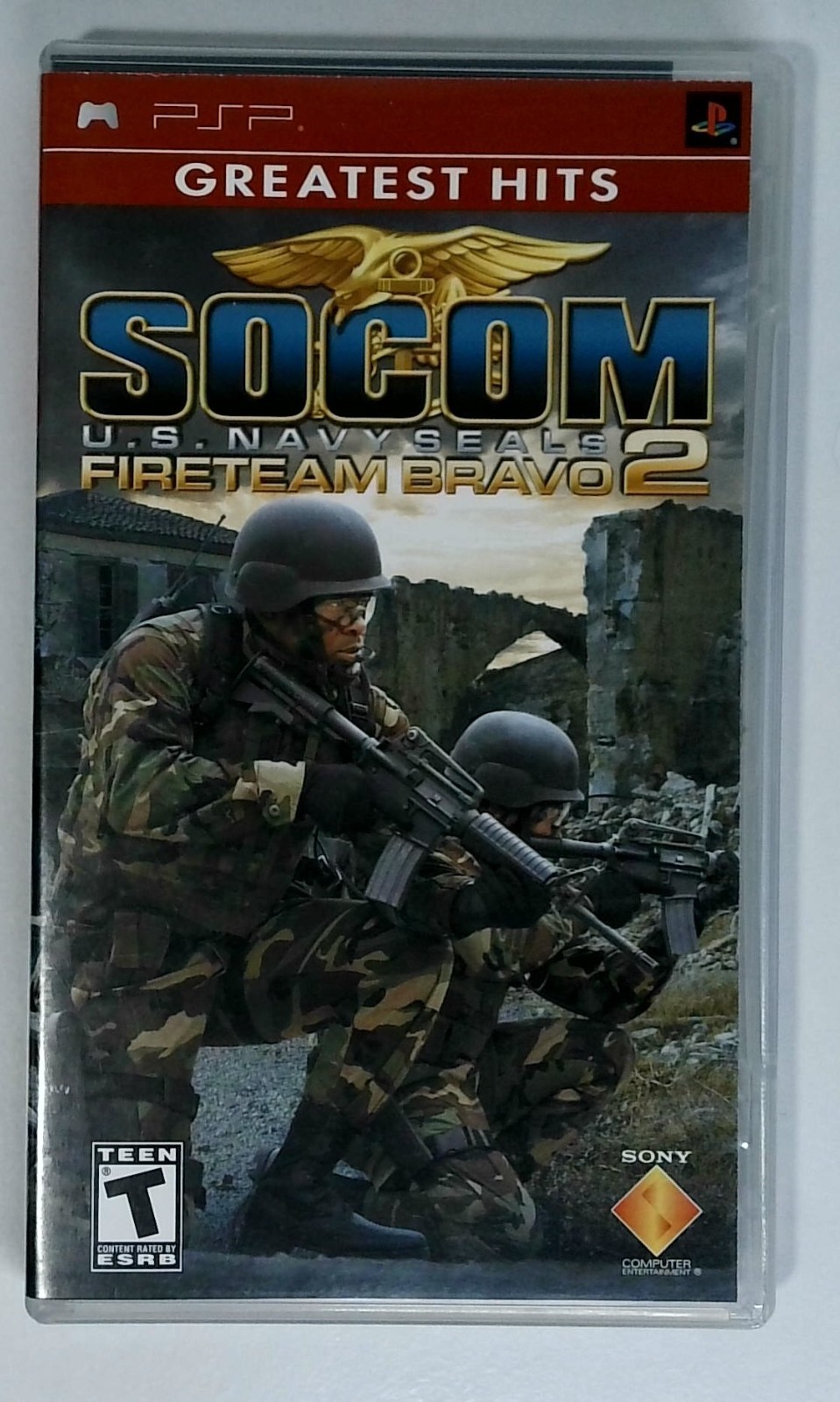 SOCOM U.S. Navy Seals: Fireteam Bravo 2 (PlayStation Portable, PSP) CIB Preowned