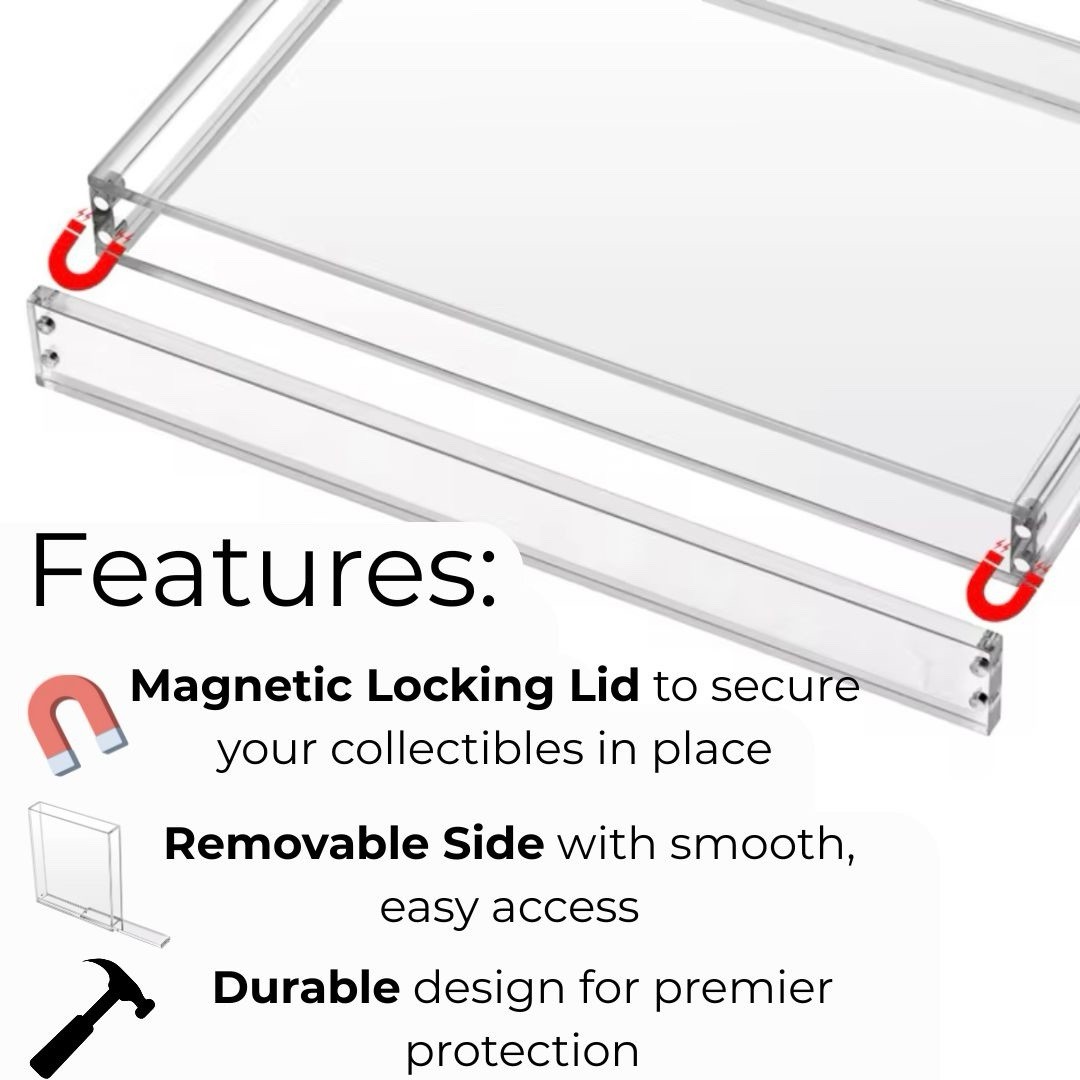 Acrylic Video Game Display Case – Xbox, PS2, GameCube, Xbox 360, Wii, WiiU, DVD