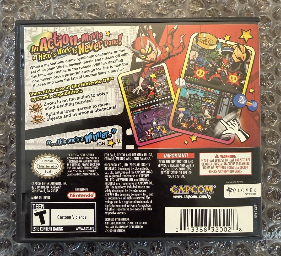 Viewtiful Joe: Double Trouble (Nintendo DS, 2005) COMPLETE! VG