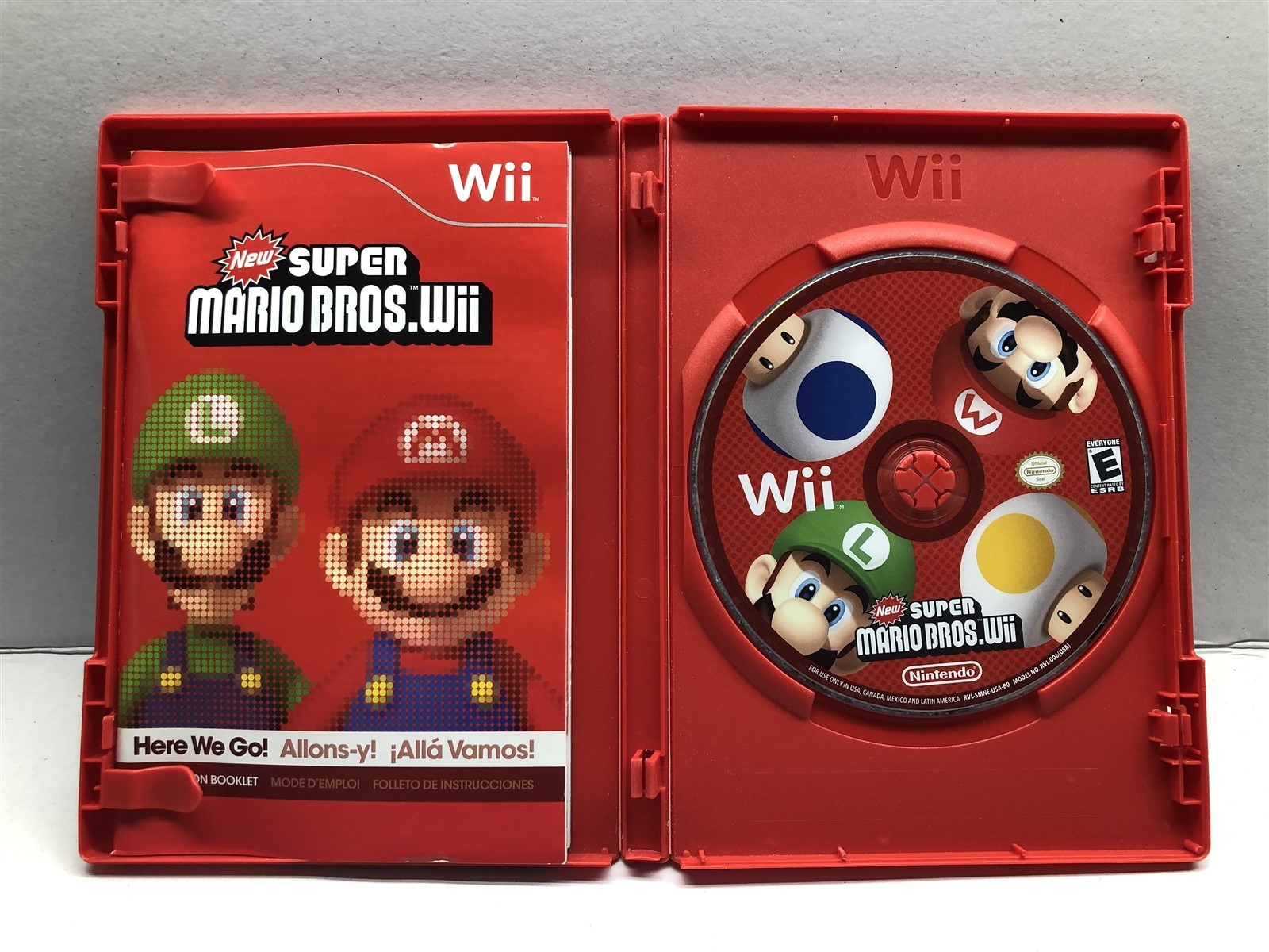New Super Mario Bros Wii (Nintendo Wii) Complete w/ Manual – Clean & Tested