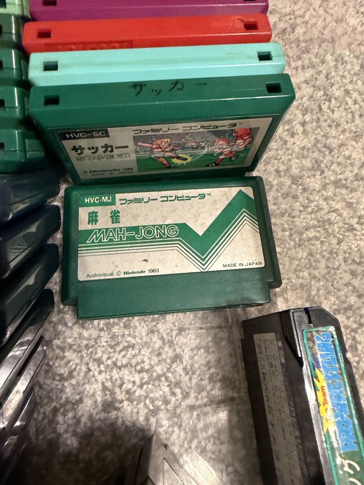 Lot Of 56 Famicom Games Japan Import Bulk Lot Untested Super Famicom