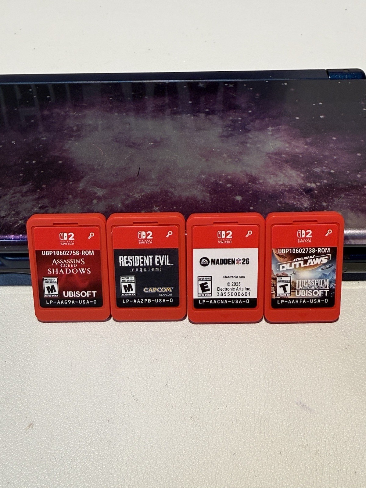 Resident Evil Requiem Madden 26 Star Wars Assassins Creed Nintendo Switch 2