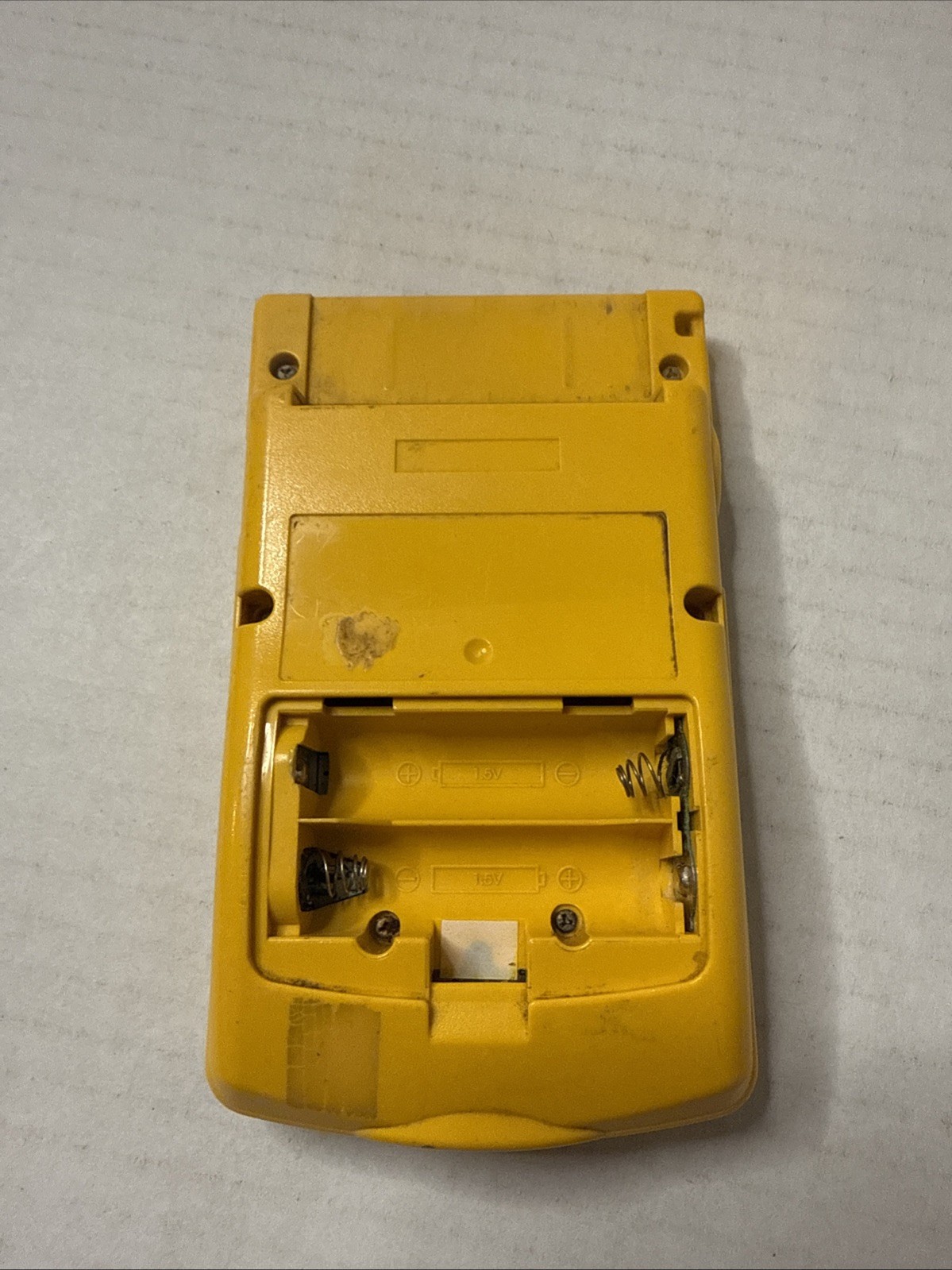 Nintendo Game Boy Color – Yellow Handheld Console For Parts Or Repair