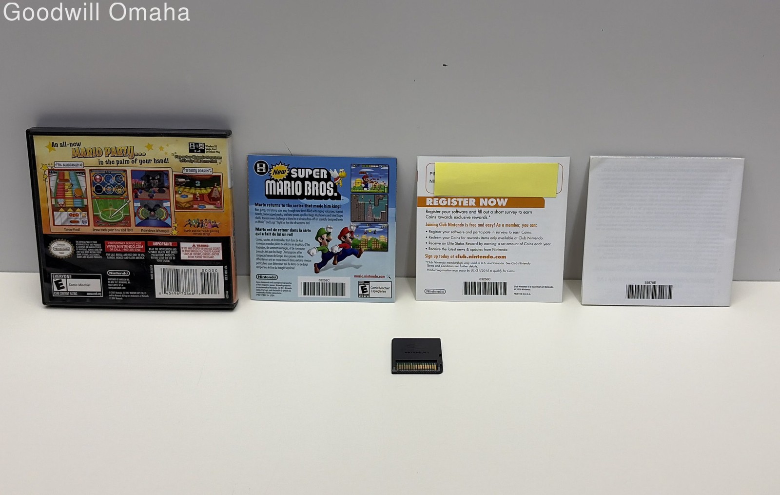 Nintendo DS – Mario Party DS + Case & Inserts – Boot Tested