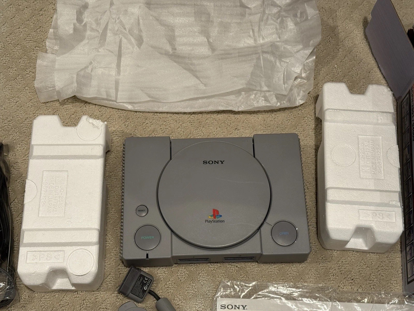 Sony Playstation PS 1 Dualshock Tested Console – With Box & Die Hard Game