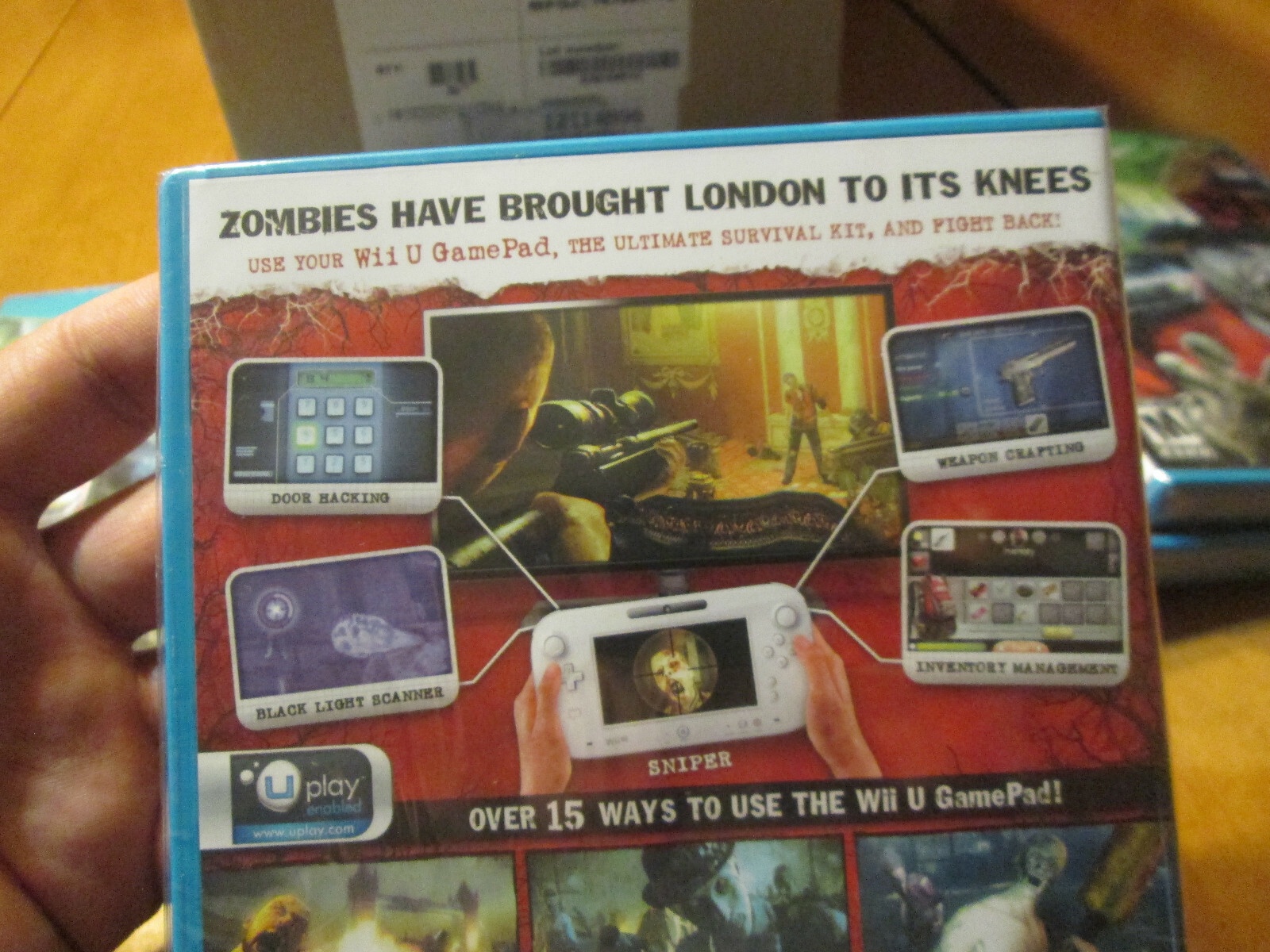 ZombiU NINTENDO WII U NEW FACTORY SEALED US EDITION UBISOFT ZOMBI U