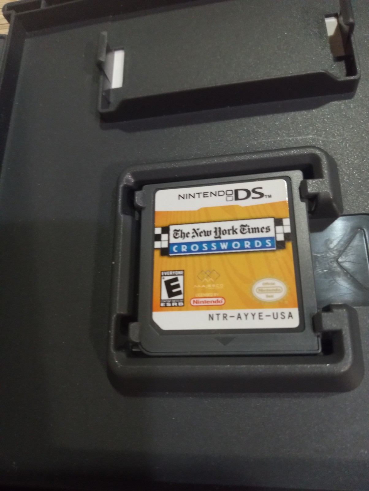 New York Times Crosswords (Nintendo DS, 2007) CIB manual, game, artwork,