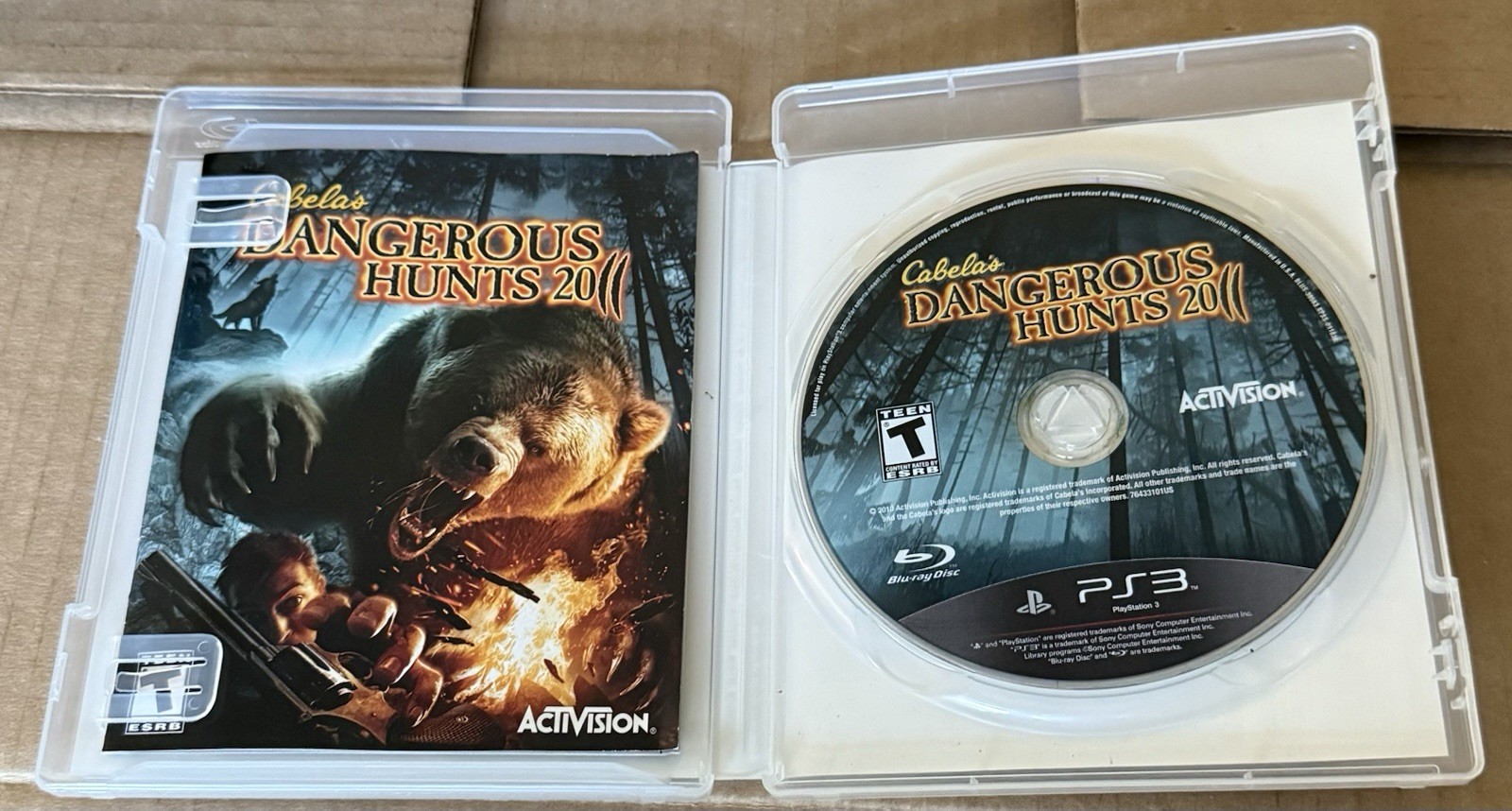 Cabela’s Dangerous Hunts 2011 (Sony PlayStation 3, 2010) Complete, CIB – Tested