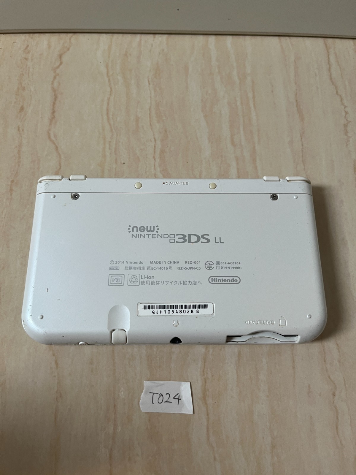 TOP IPS Nintendo new 3DS LL XL Pearl White Console Japanese Excellent T024