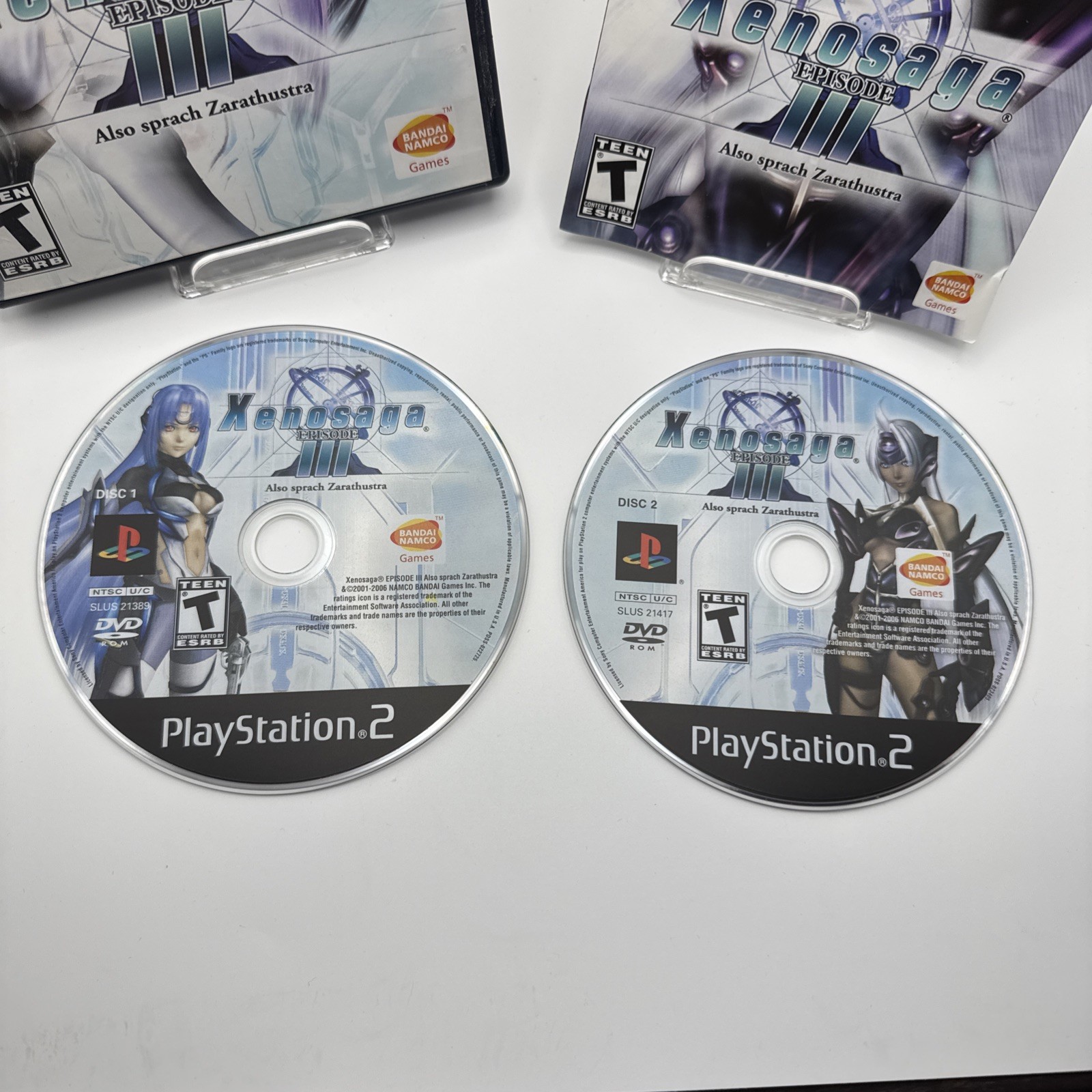 Xenosaga Episode III Also Sprach Zarathustra PS2 CIB Complete Tested