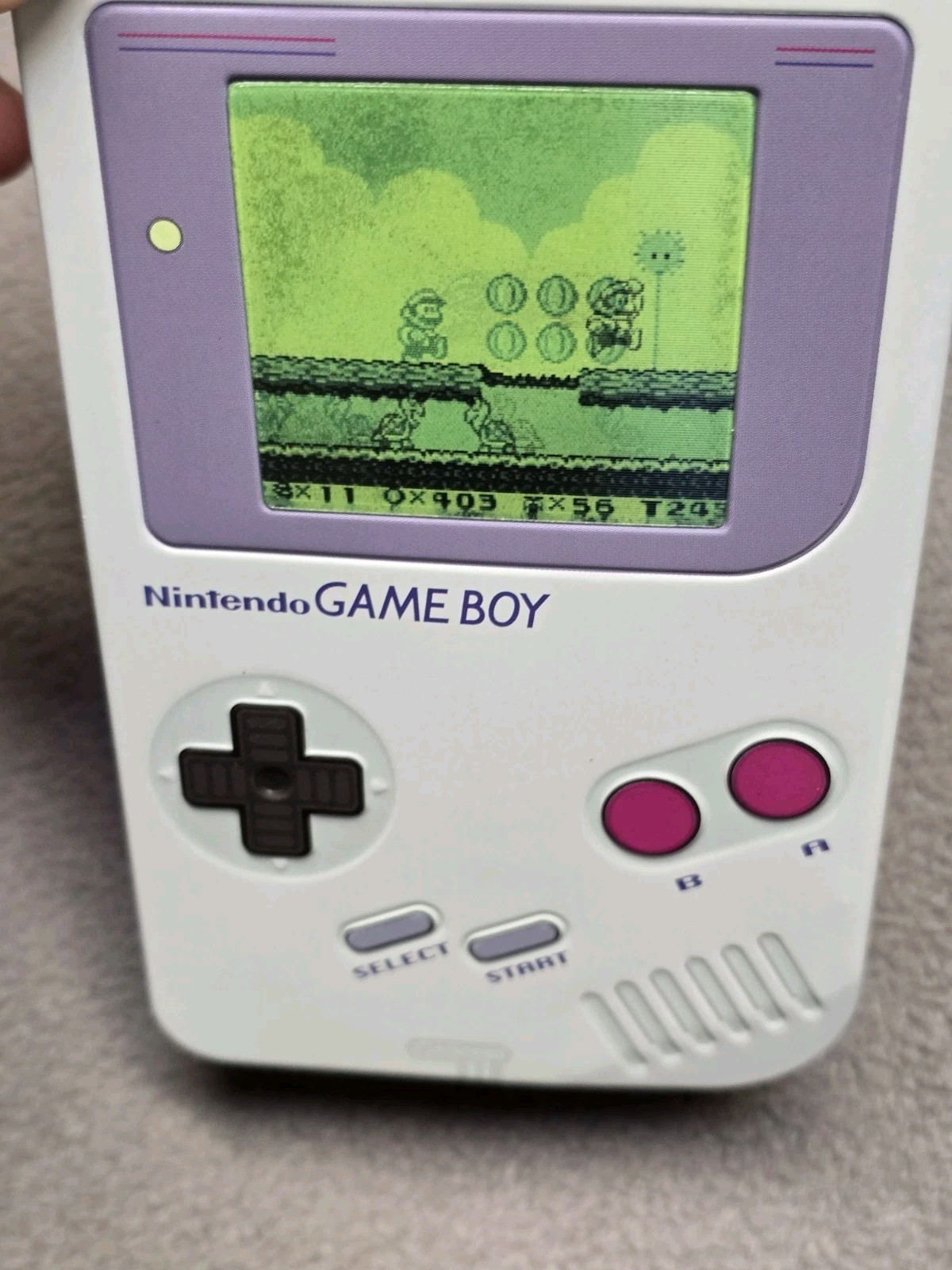 Nintendo Game Boy Tin Coin Bank Money Box Super Mario